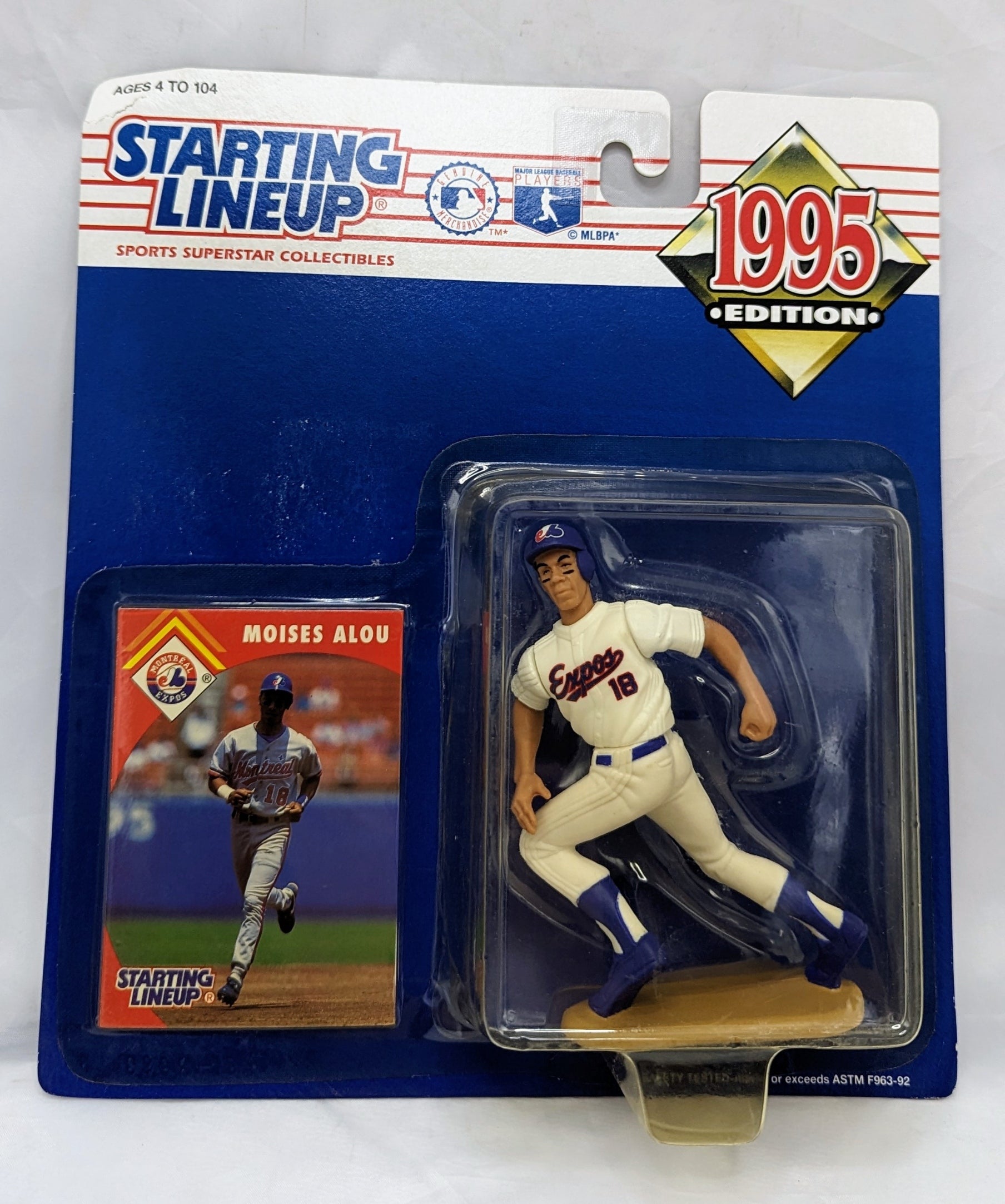 1995 Kenner Starting Lineup Moises Alou Montreal Expos Figure