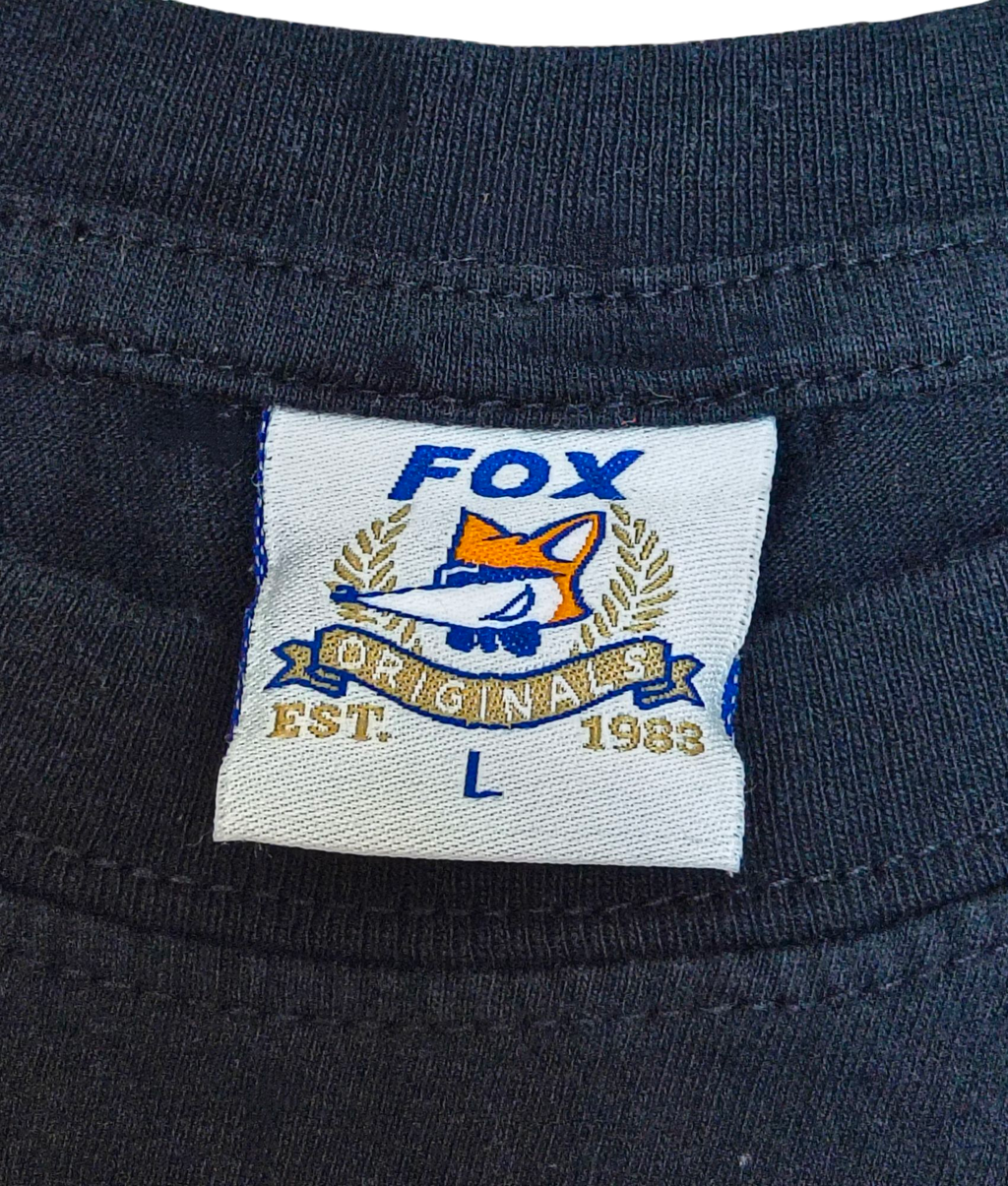 Fox Originals Amsterdam Womens Large Black/Neon Travel Souvenir T-Shirt image 3