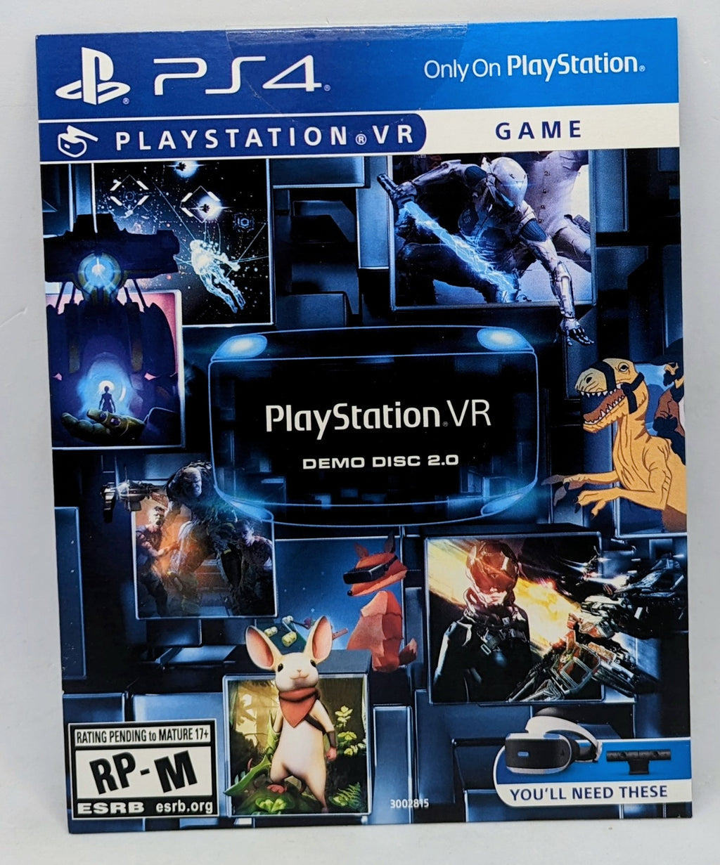 2017 PlayStation VR Demo Disc 2.0 PSVR Virtual Reality (PlayStation 4) (PS4)