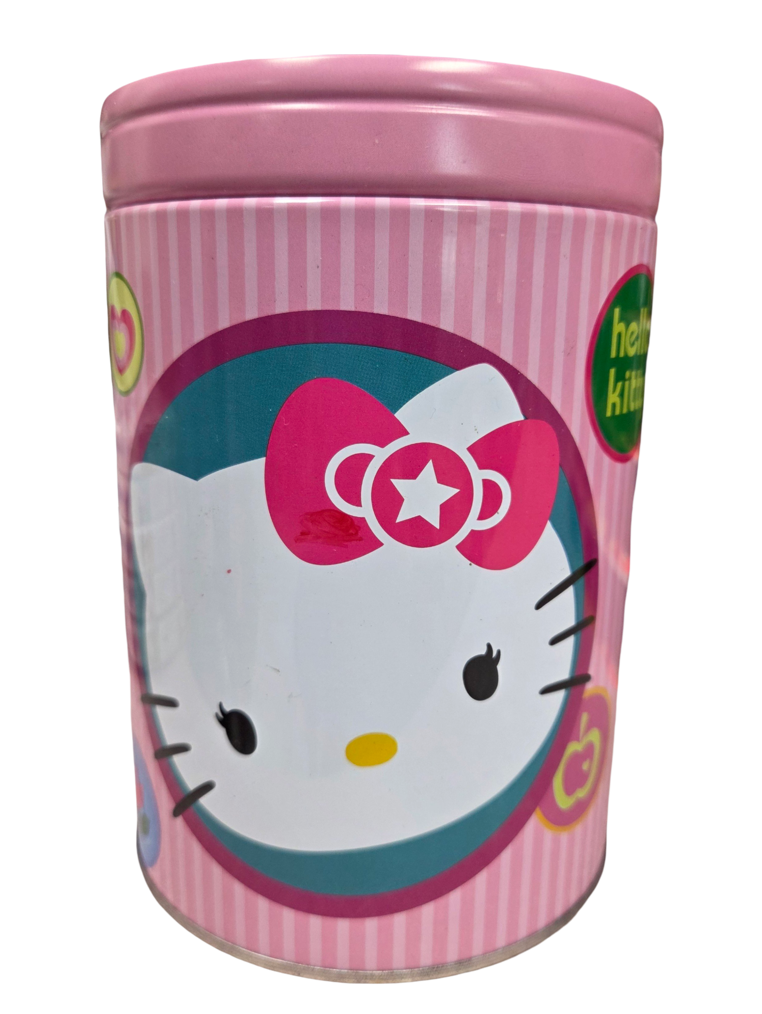 Tin Box Company Sanrio Hello Kitty Clylinder Tin Bank Coin Bank image 2