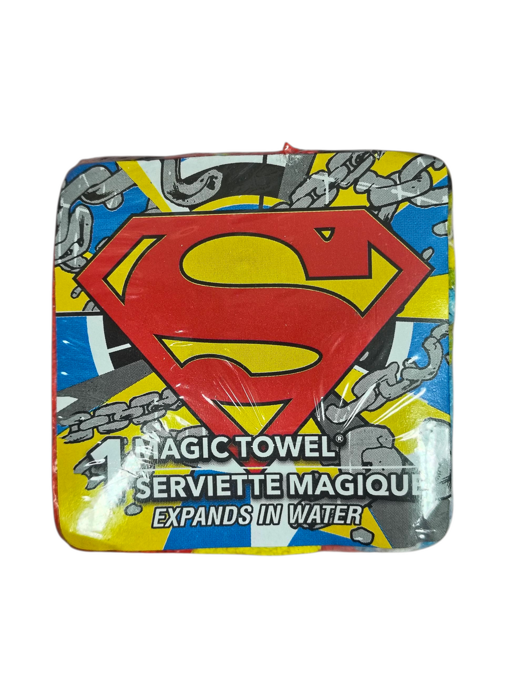 2017 Magic Towel DC Comics Superman Logo 11.5"x11.5"
