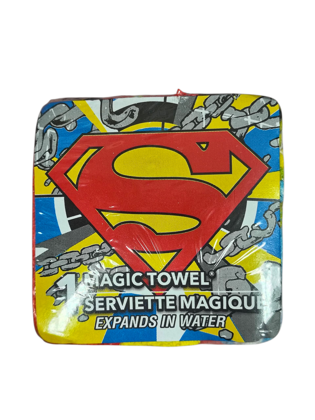2017 Magic Towel DC Comics Superman Logo 11.5"x11.5"