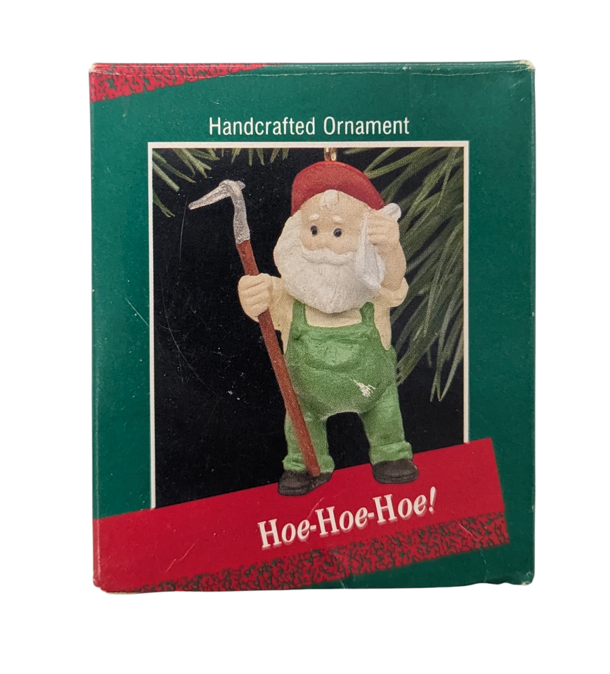 1988 Hallmark Keepsake Hoe Hoe Hoe Santa Christmas Ornament image 2