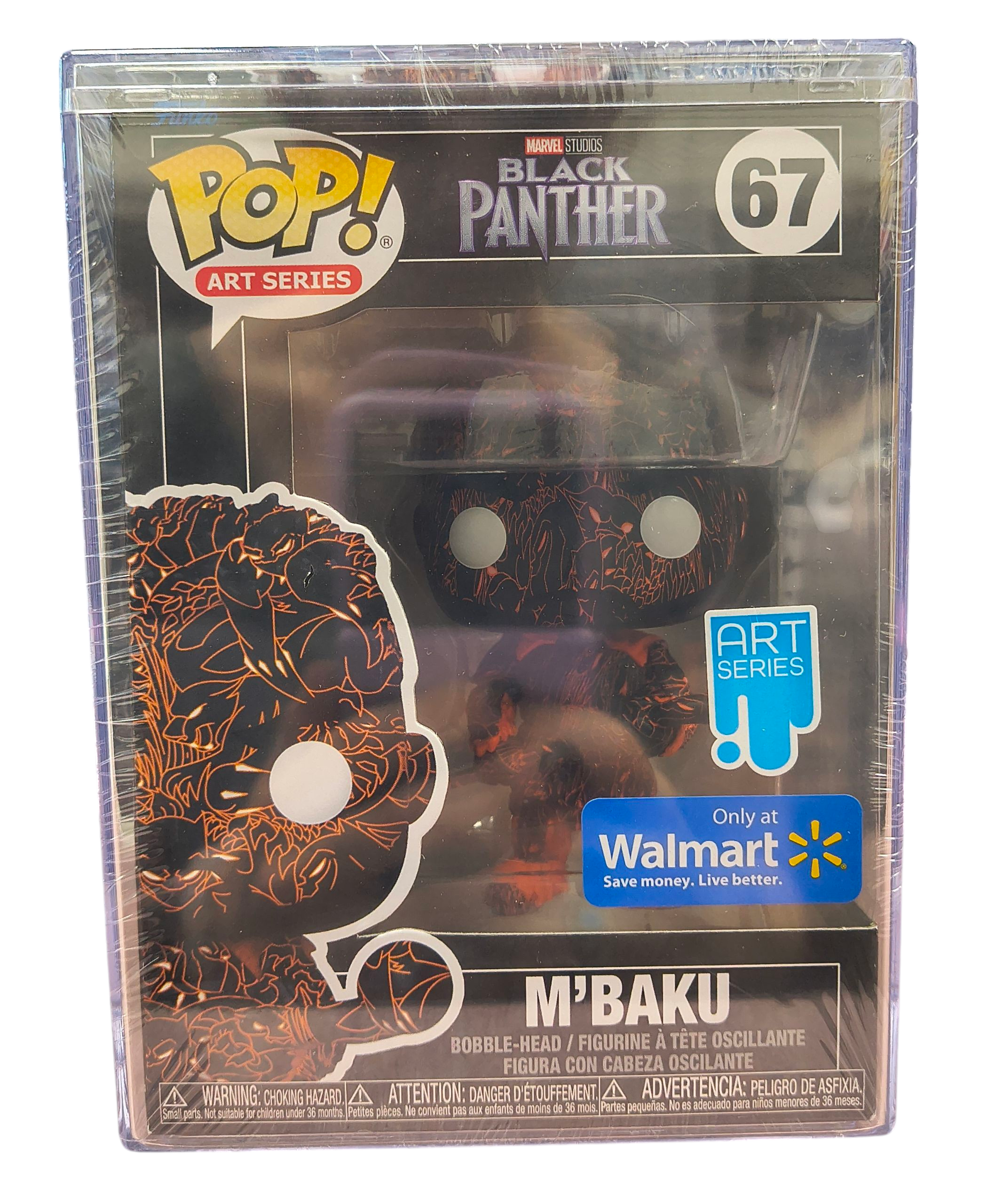 2022 Marvel Funko Pop Black Panther M'Baku #67 Art Series Walmart Exclusive - SC