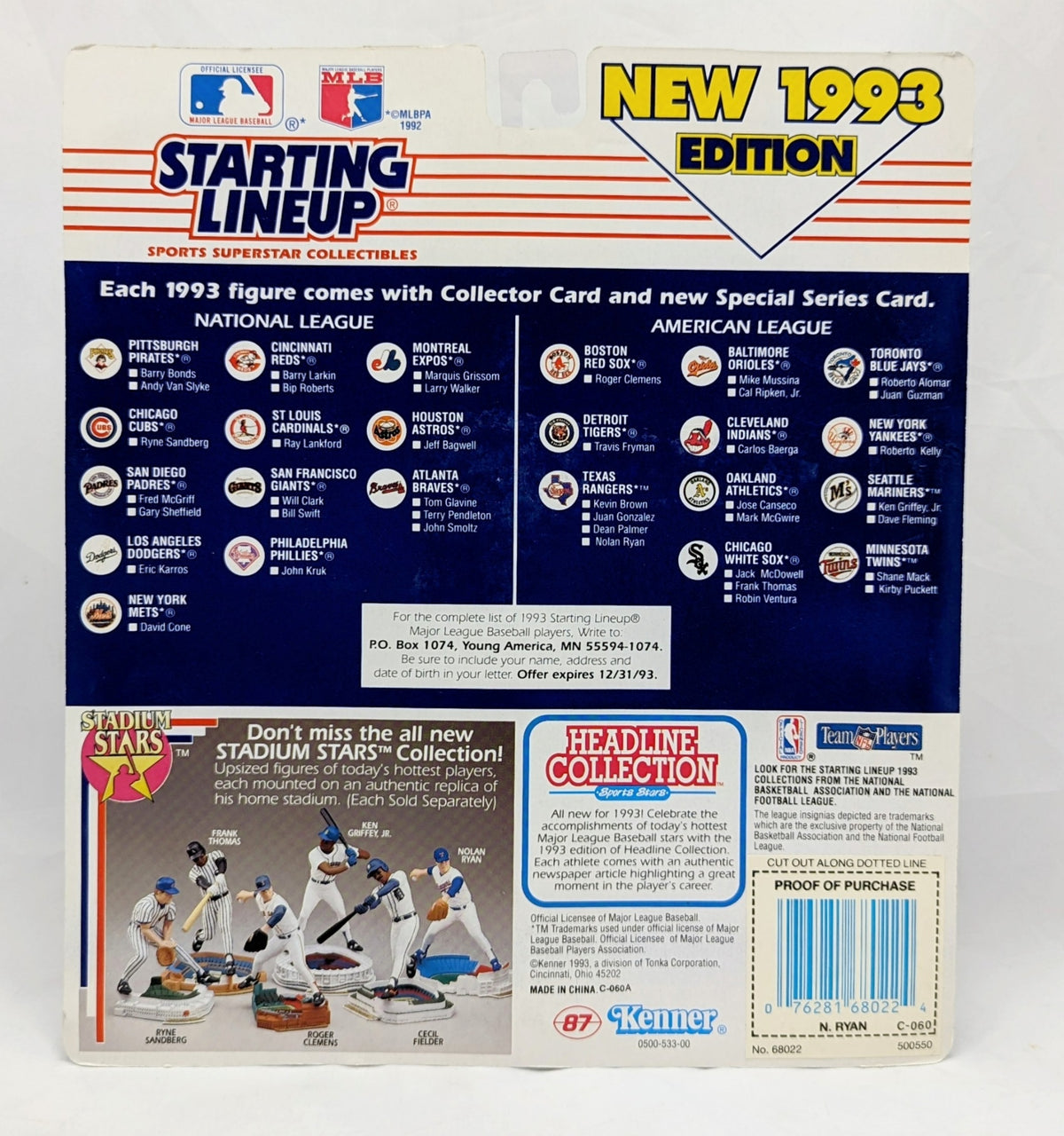 1993 Starting Lineup Pat LaFontaine Buffalo Sabres Hockey Figure image 2