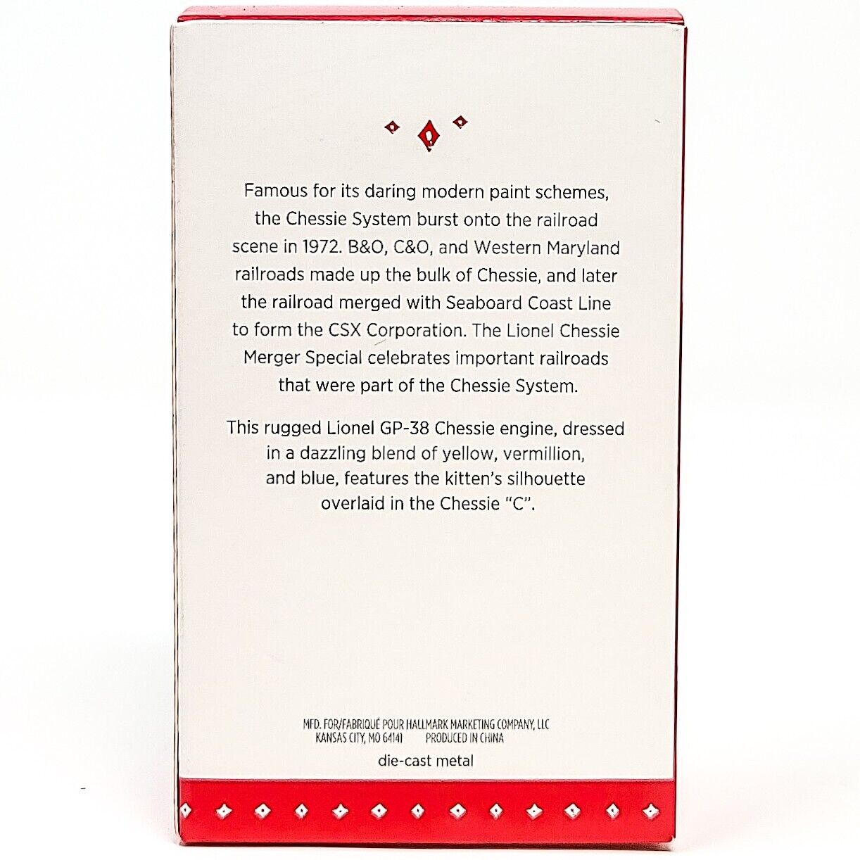 2015 Hallmark Keepsake Chessie System Locomotive Ornament image 2