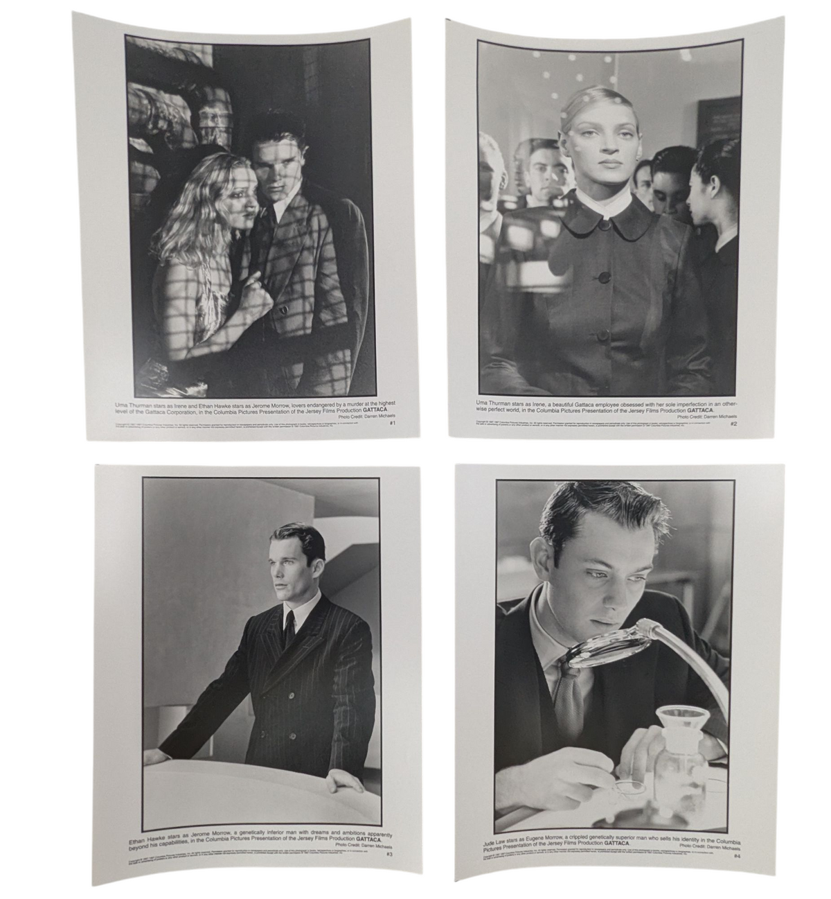 1997 Columbia Gattaca Press Photo Set Of 10