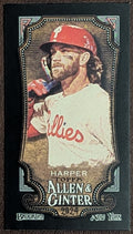 2024 Topps Allen & Ginter Bryce Harper Mini Black Parallel #60 Phillies
