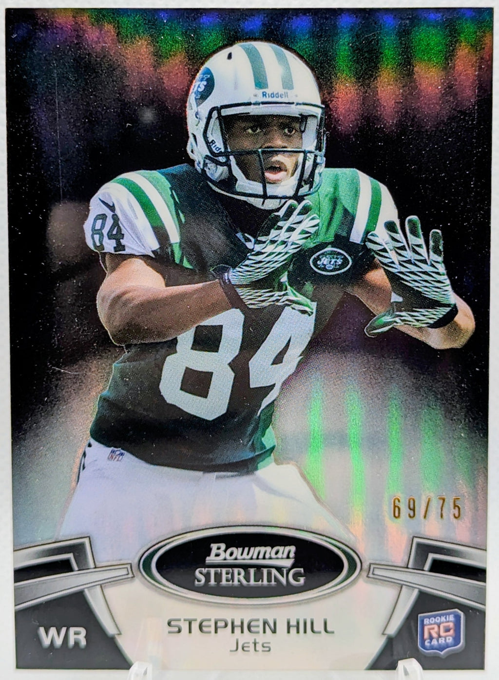 2012 Bowman Sterling Black Refractor /75 Stephen Hill #4 Rookie RC