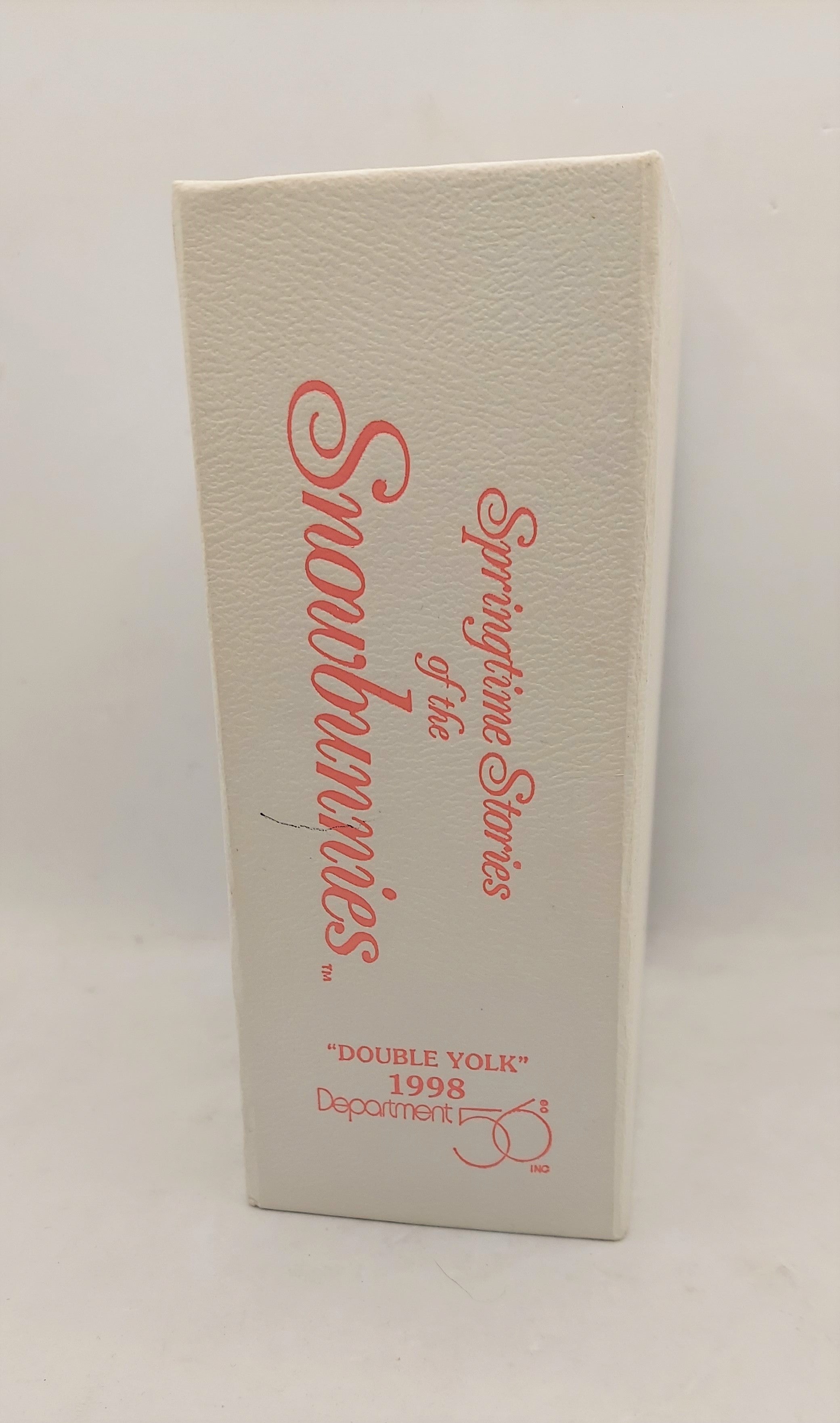 1998 Department 56 Snowbunnies Double Yolk Figurine 26293 image 2