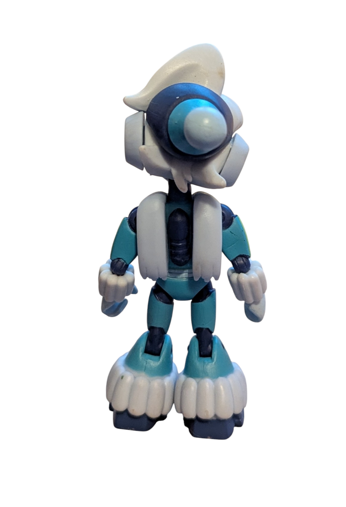 2018 Jakks Pacific Mega Man Fully Charged Ice Man Articulated Action Figure 4.5" image 2