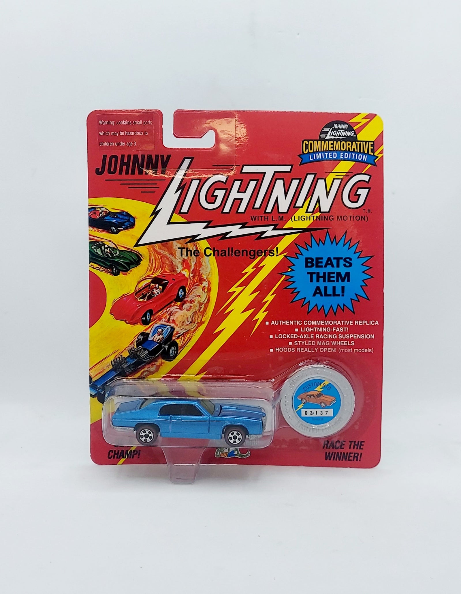 1993 Johnny Lightning The Challengers Custom GTO Blue