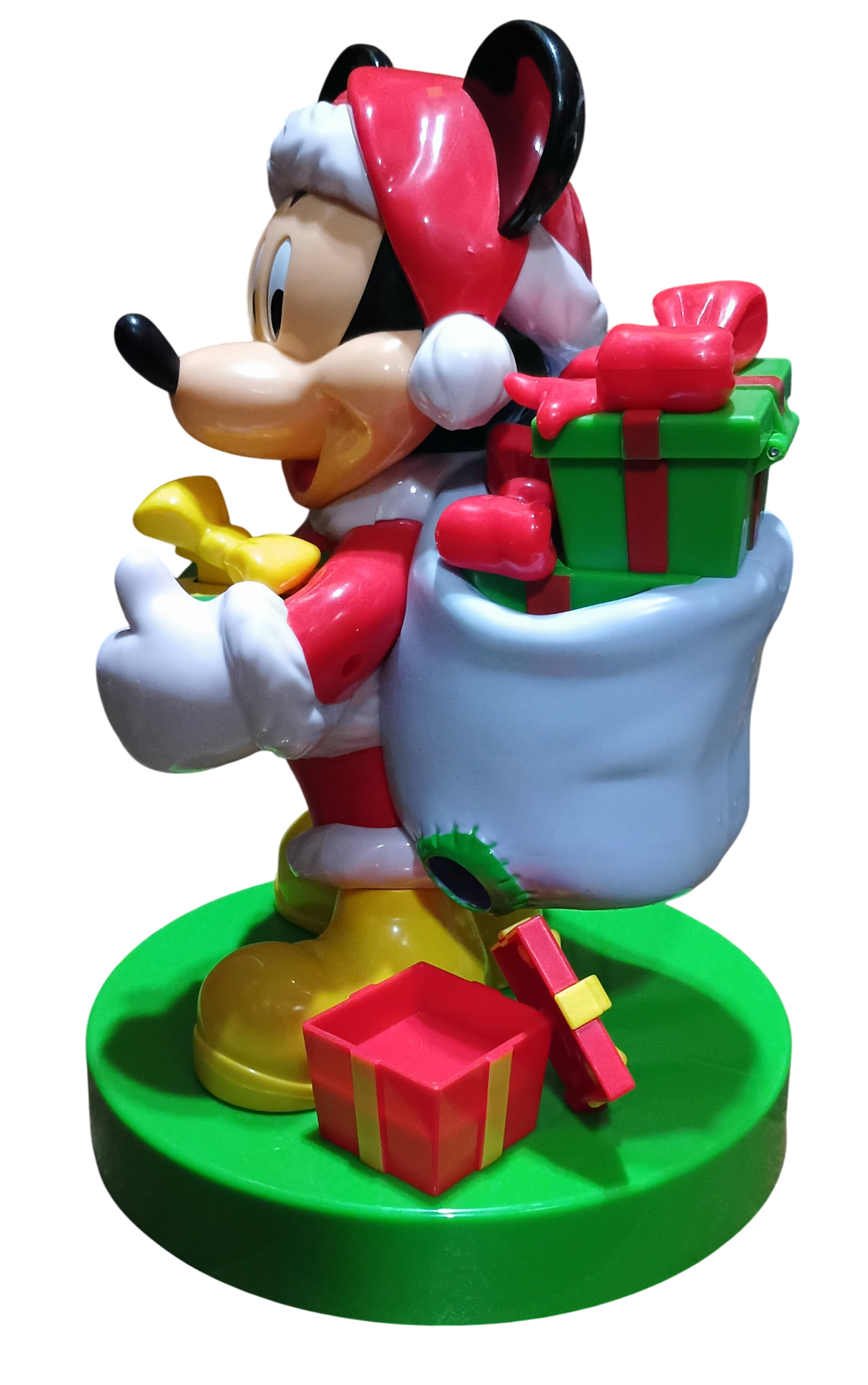 Vintage Disney Mickey Mouse Santa Candy Dispenser Limited Edition 11" image 3