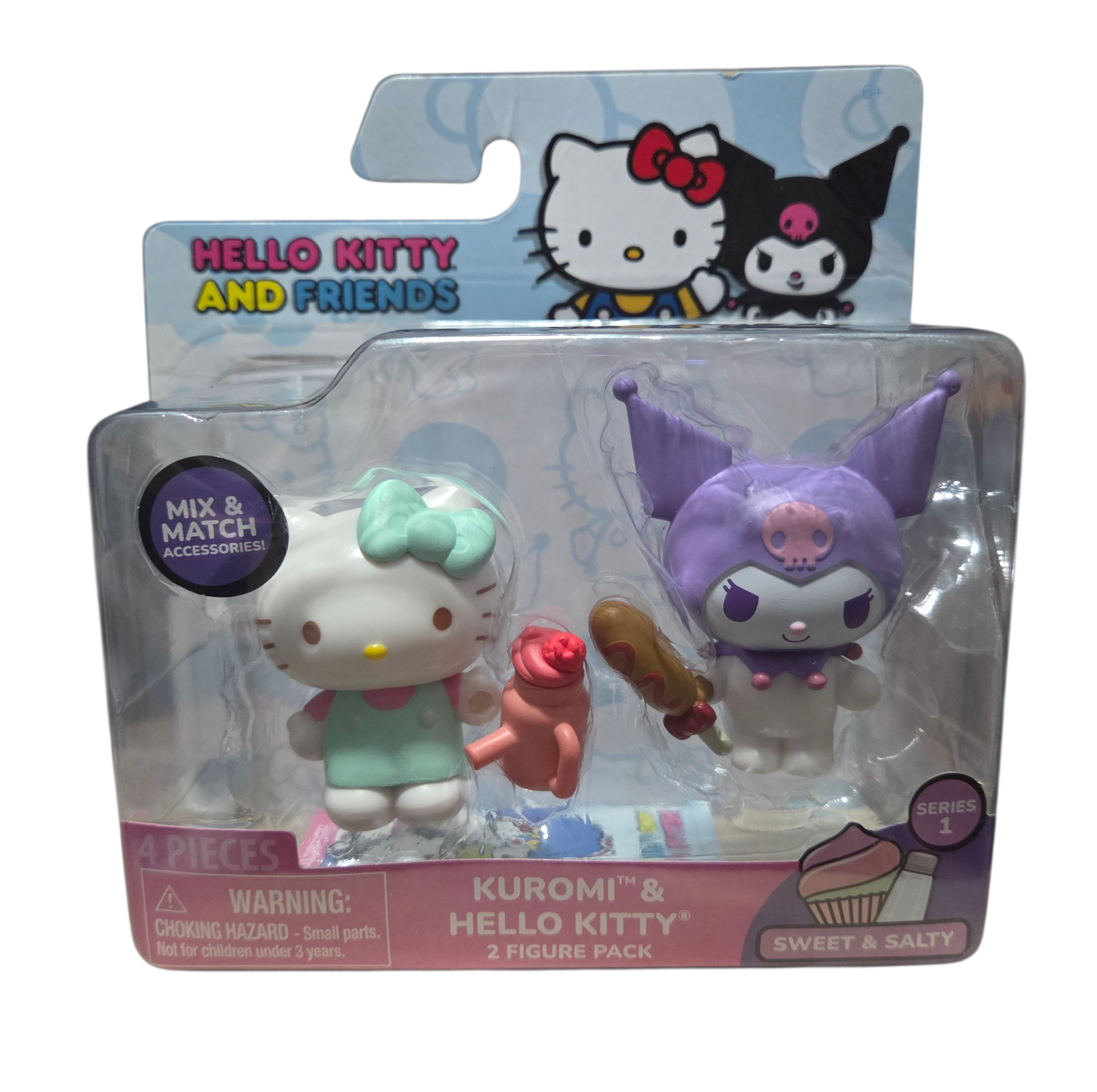 Hello Kitty & Friends Sweet and Salty Series 1 Hello Kitty & Kuromi Corndog