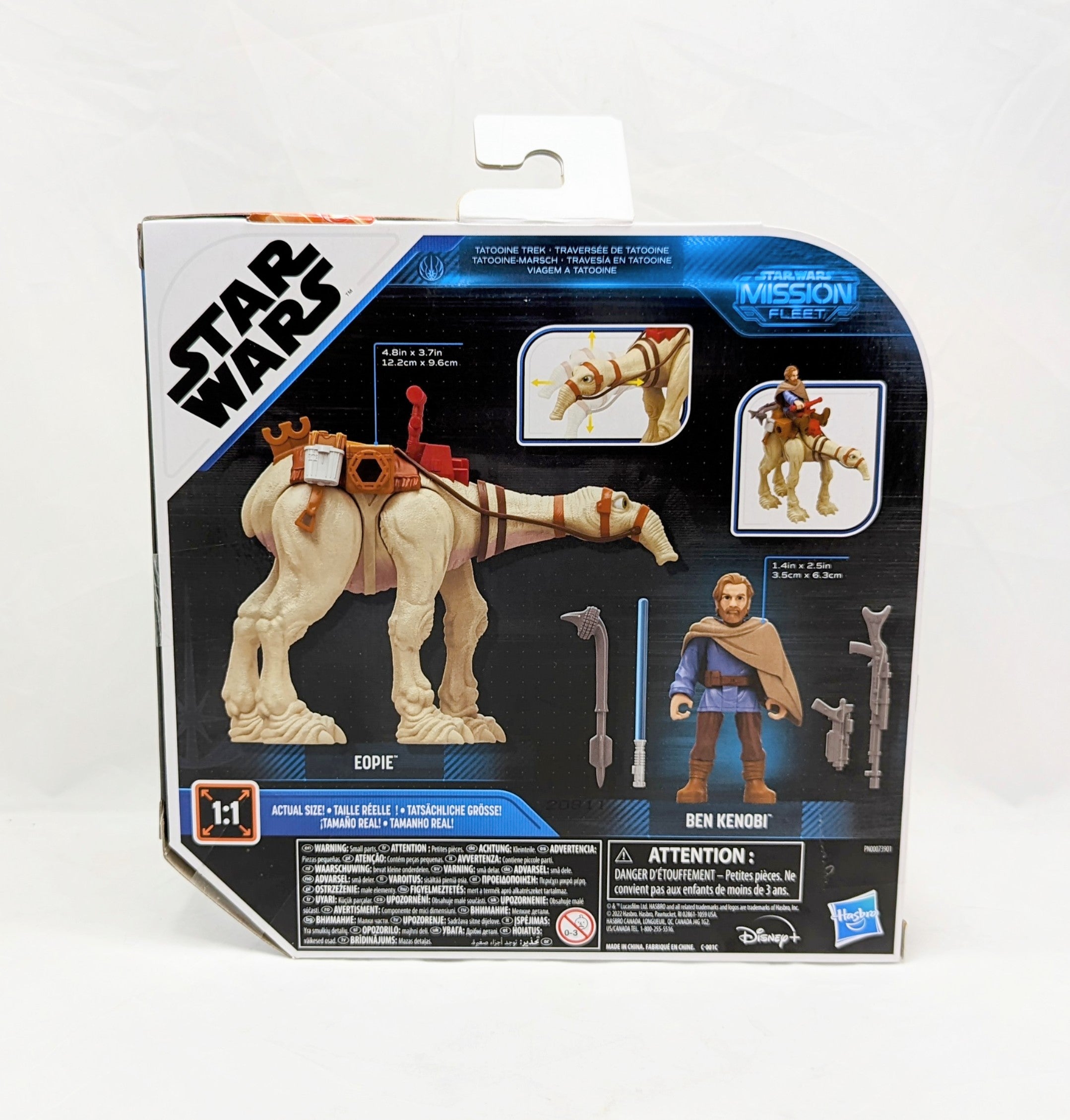 Star Wars Mission Fleet Tatooine Trek, Ben Kenobi with Eopie Action Figures image 2