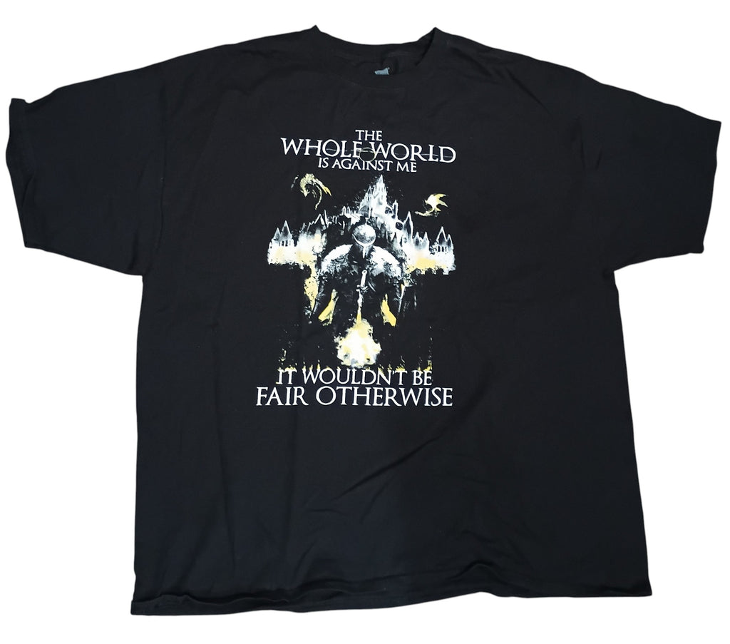 Dark Souls The Whole World Is Against Me T-Shirt Size 2XL