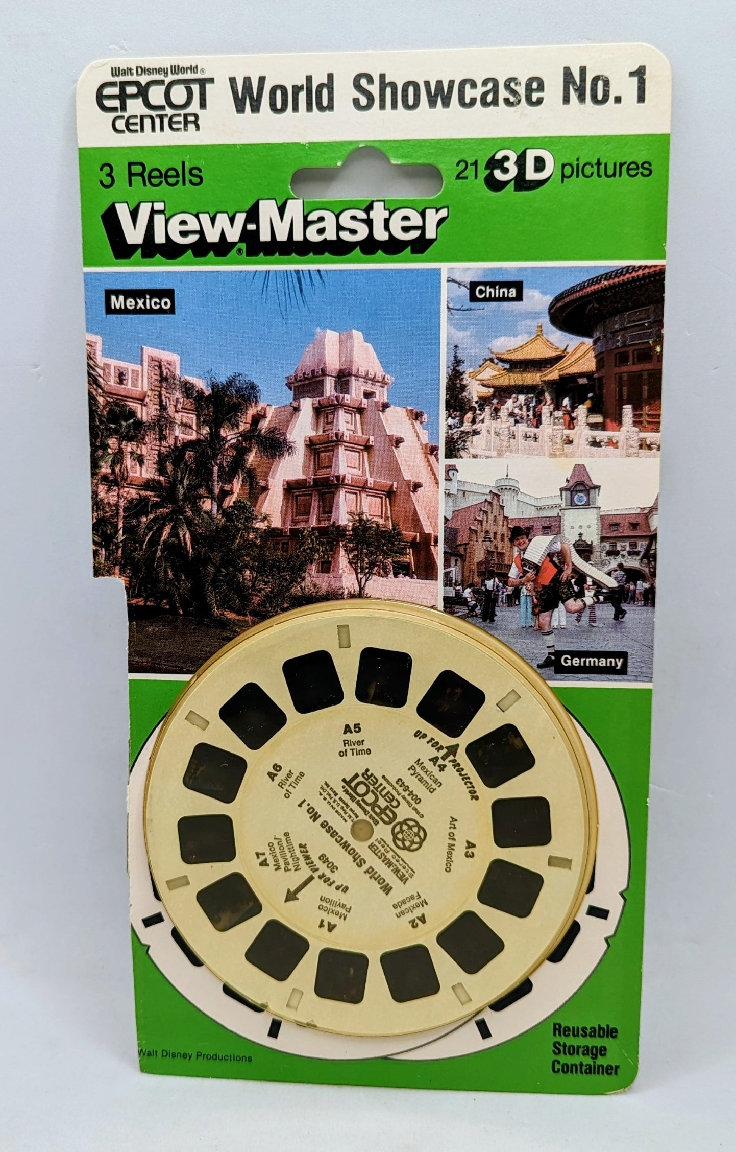 Vintage View Master Walt Disney World Epcot Center World Showcase #1