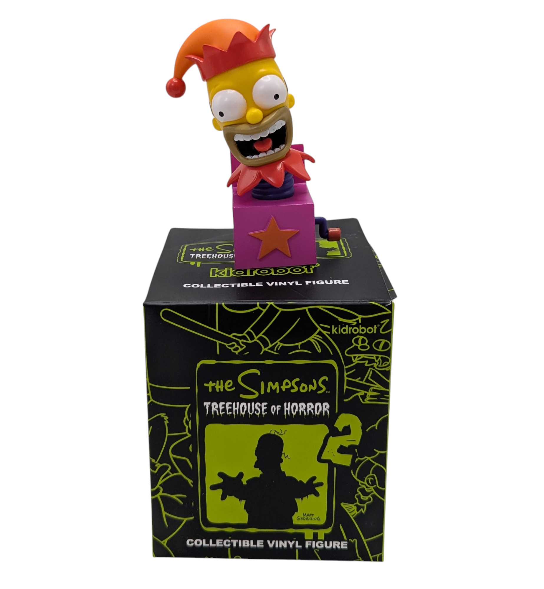 2024 Kidrobot The Simpsons Treehouse Of Horror 2 Jack In The Box Homer 3" Figure