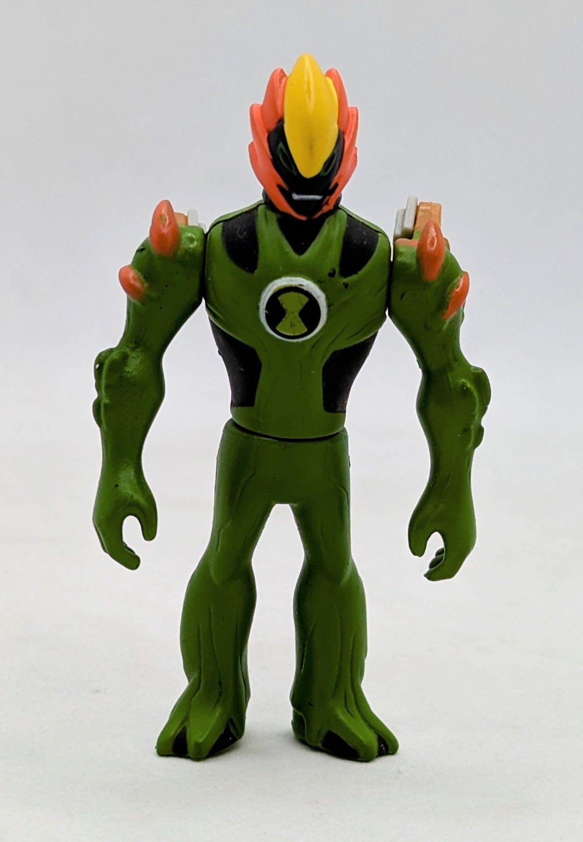 2008 Bandia Creation Chamber Ben 10 Swampfire Action Figure 2.5 inch