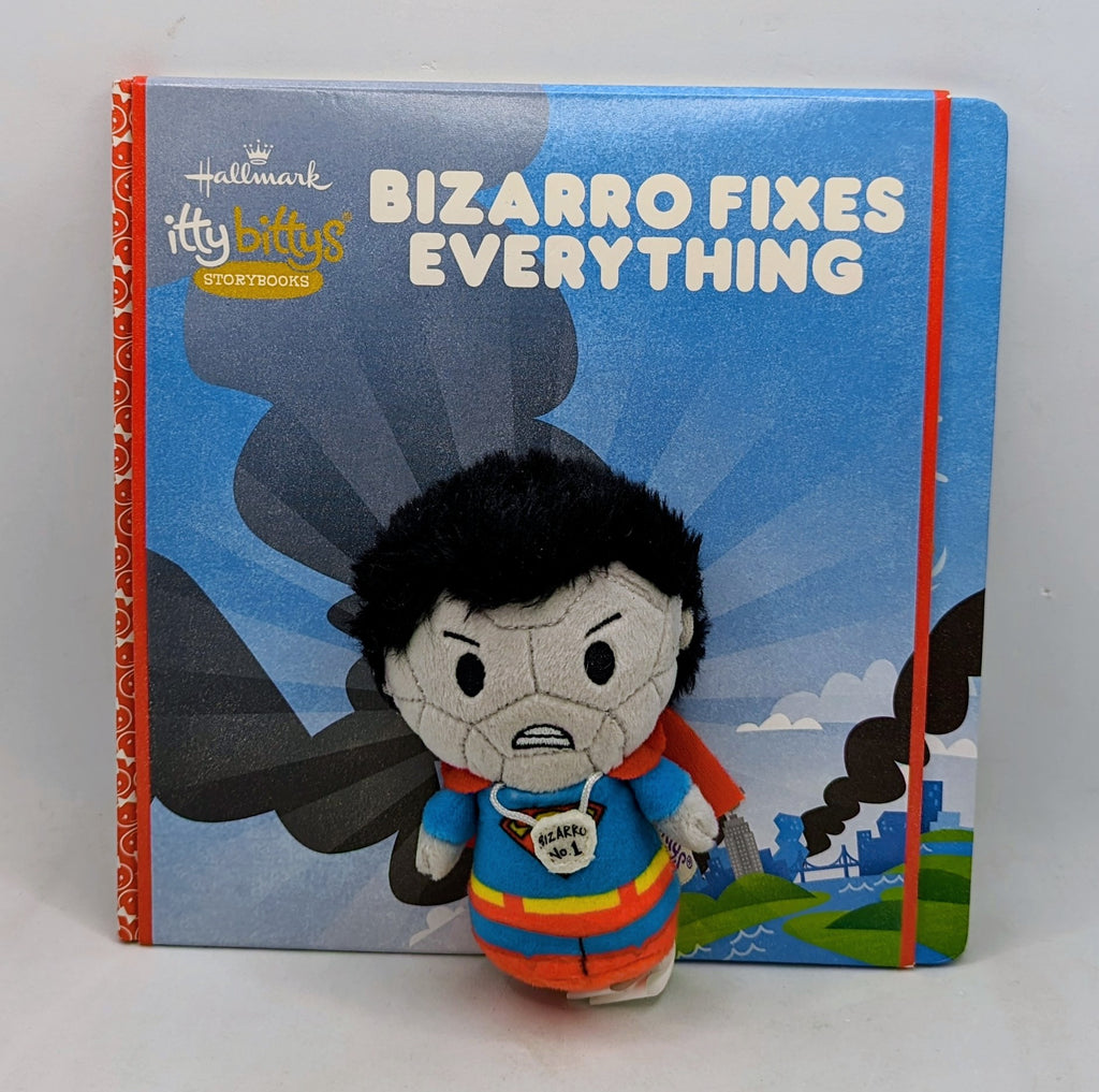 Hallmark Itty Bittys Bizarro Fixes Everything Book and Stuffed Toy