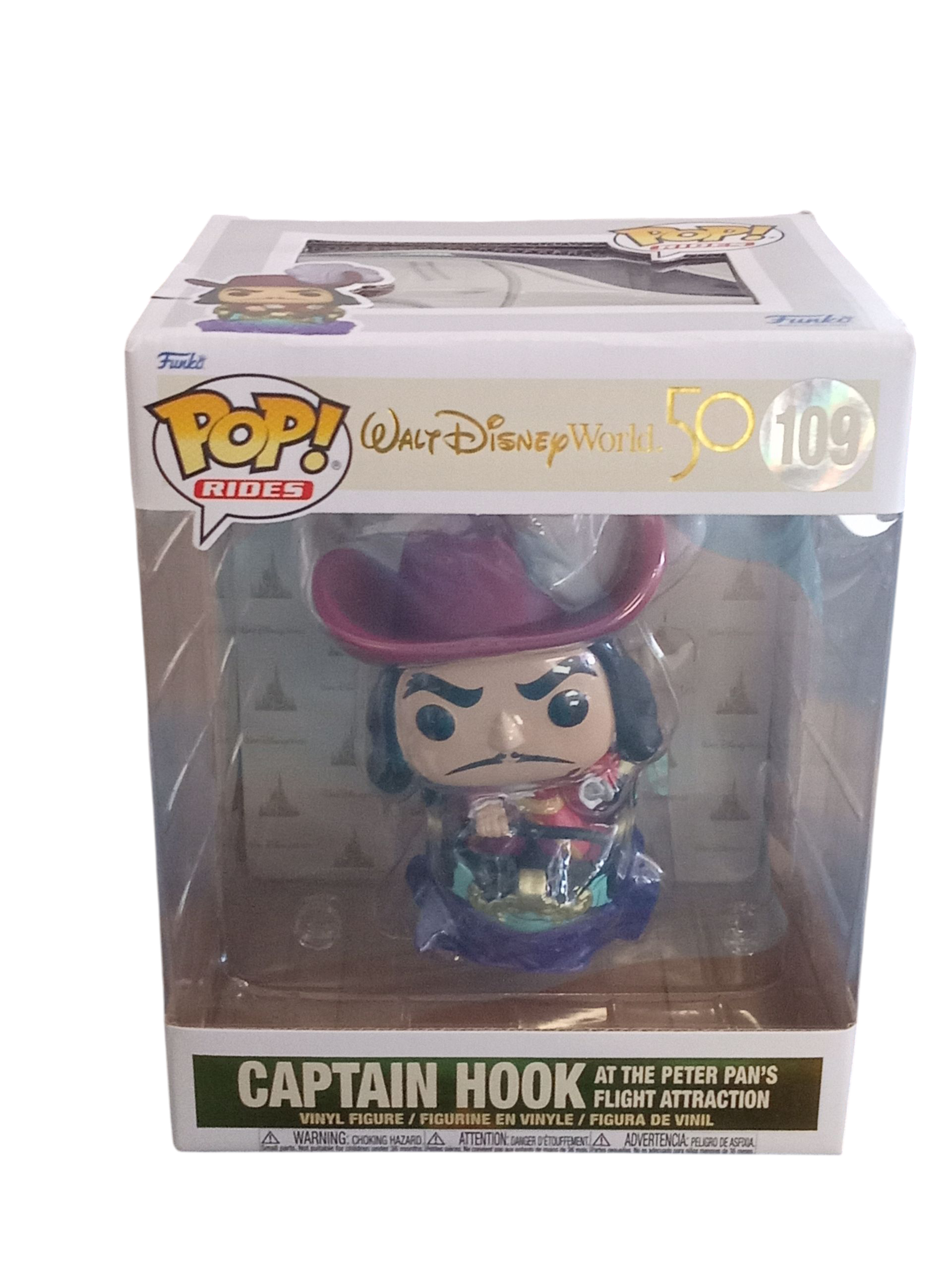 Funko Pop! Rides Walt Disney World 50th Anniversary Captain Hook #109