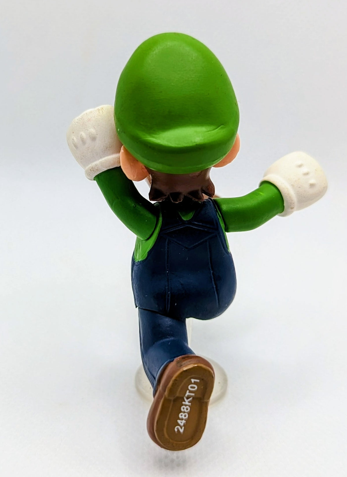 Jakks Pacific Super Mario Bros Running Luigi 2.5 Inch Figure image 2