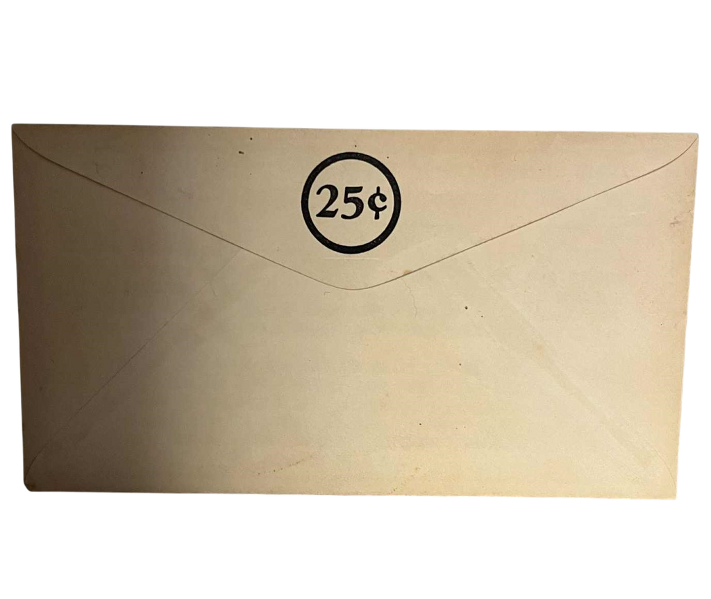 1950 L'il Abner And Friends Dogpatch Orange Crush Envelope Slogan Advertisement image 2