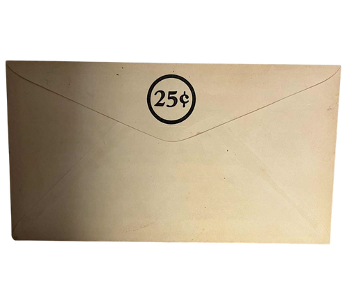 1950 L'il Abner And Friends Dogpatch Orange Crush Envelope Slogan Advertisement image 2