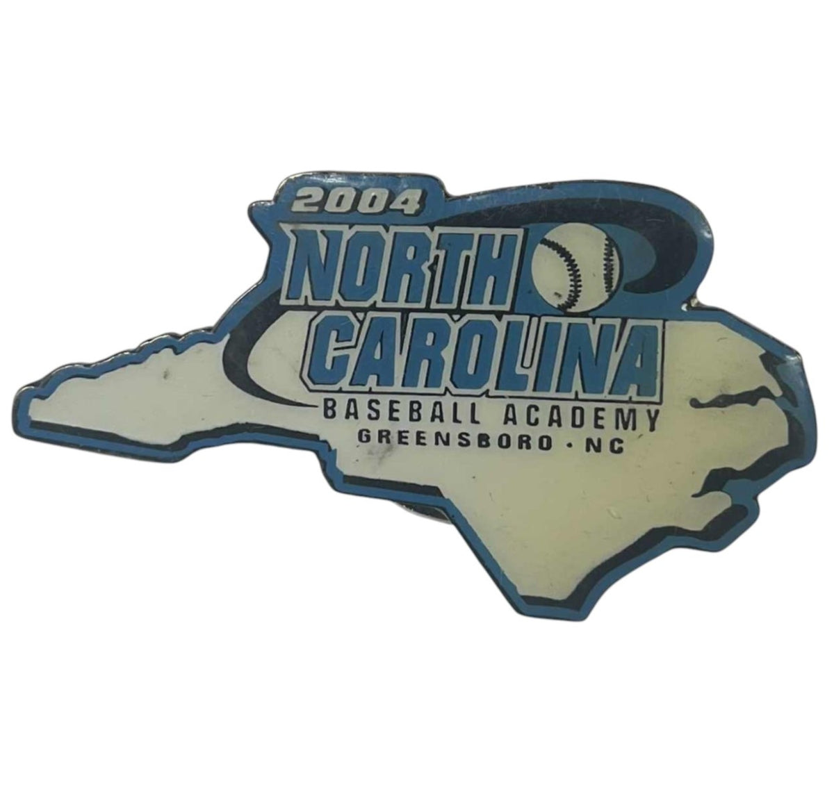 2004 Cooperstown Dreams Park Trading Pins North Carolina Baseball Academy Pin