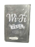 Wi-Fi Free Inside Tin Sign, Business Sign, Bars, Pubs, Clubs, Coffee Shops - DT