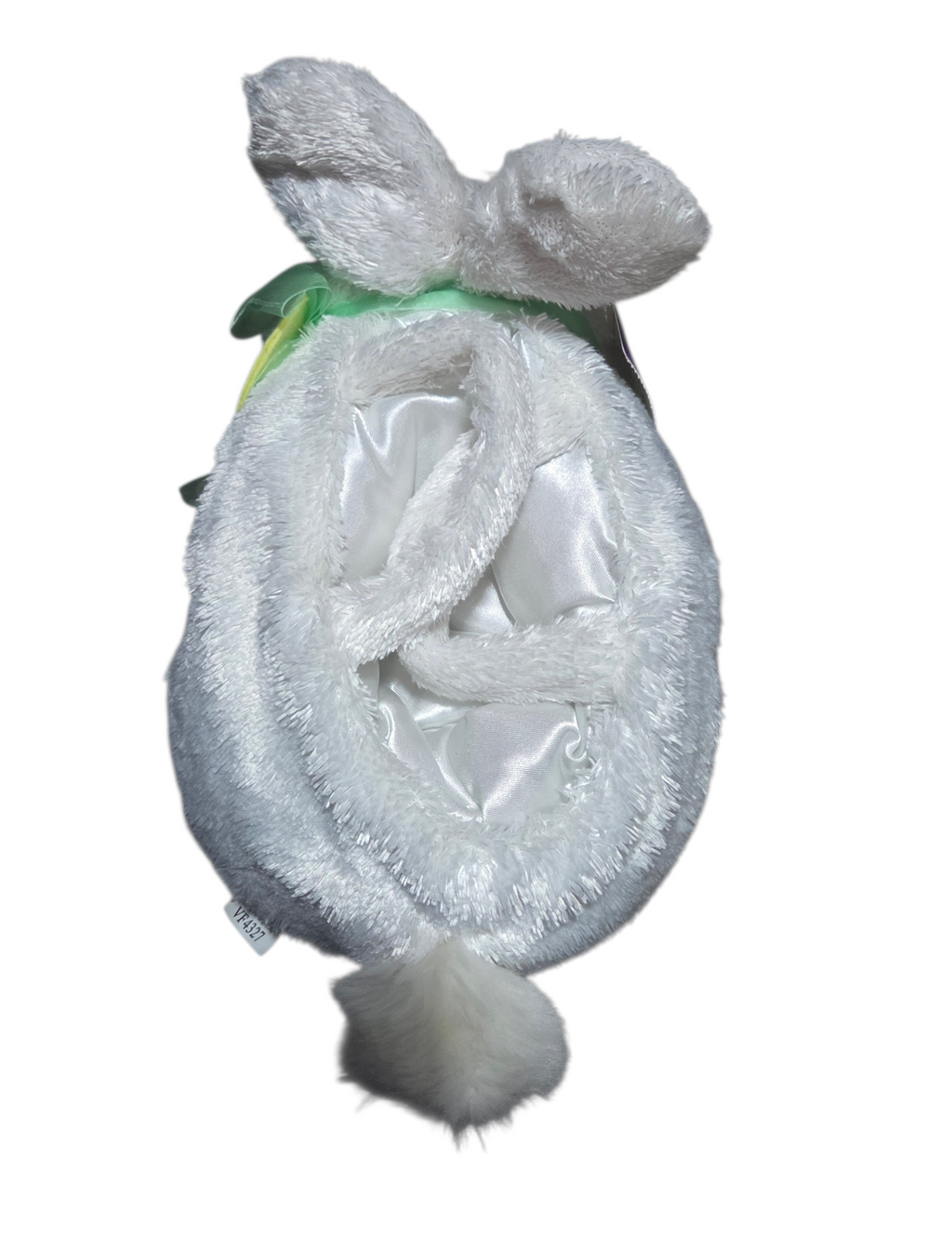 Hallmark Easter Basket Plush Bunny Rabbit Talks Somebody Loves You Wiggles Tail image 4