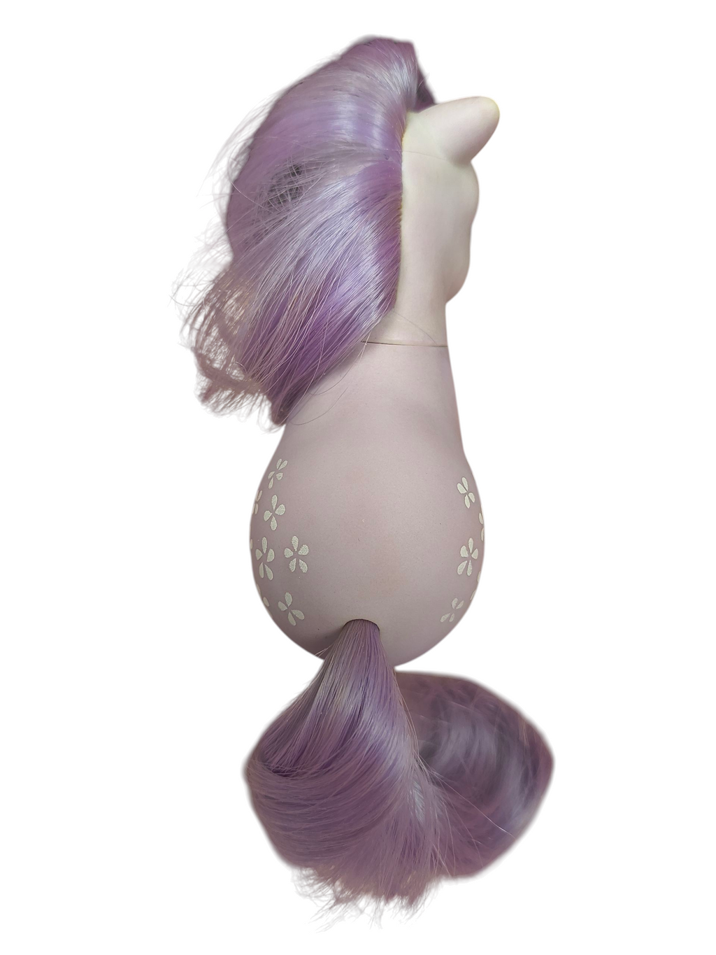 1982 Hasbro My Little Pony MLP G1 Earth Ponies Blossom Lavender White Flowers image 4