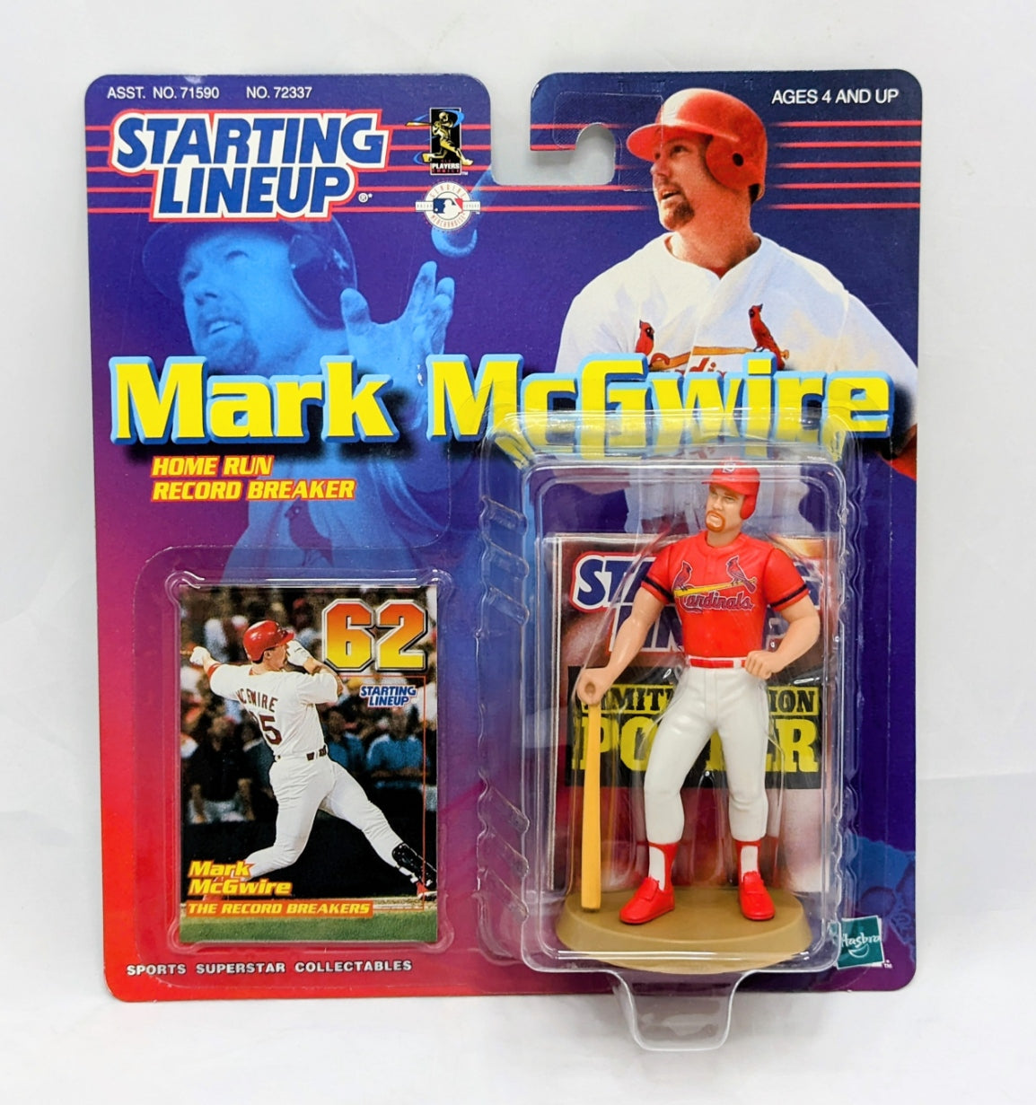 1999 Starting Lineup Mark McGwire Cardinals Record Breaker Baseball Figure