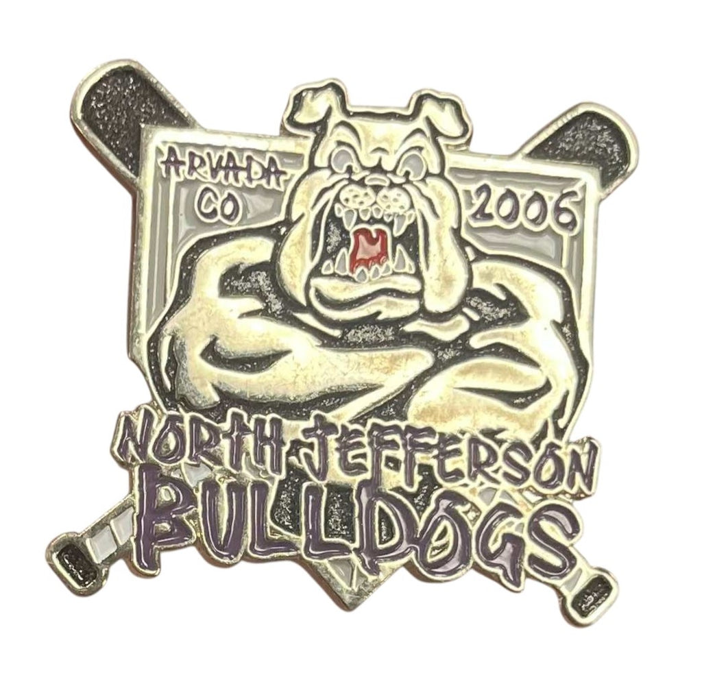 2006 Cooperstown Dreams Park Trading Pins Arvada CO North Jefferson Bulldogs Pin