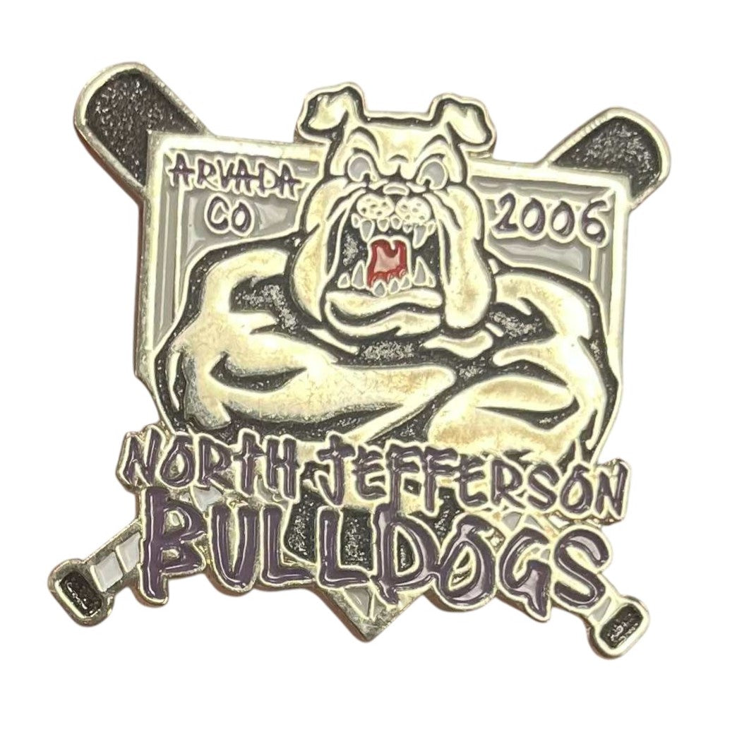 2006 Cooperstown Dreams Park Trading Pins Arvada CO North Jefferson Bulldogs Pin