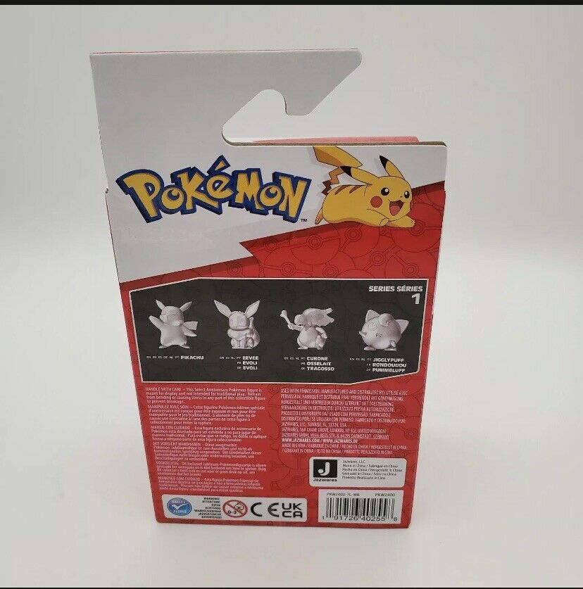 Pokemon 25th Anniversary Jigglypuff (Silver) Battle Figure image 3