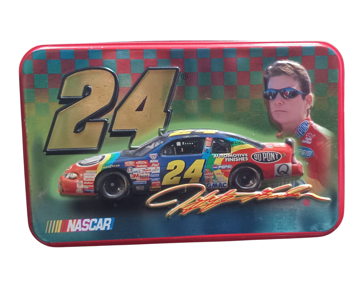 1999 Nascar Jeff Gordon Limited Edition Collector Tin & Two Decks of Cards - DT