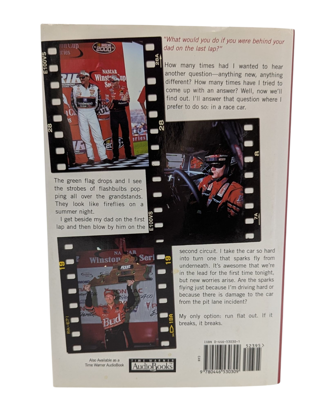 2002 Warner Driver #8 Dale Earnhardt Jr With Jade Gurss Book - HC image 2