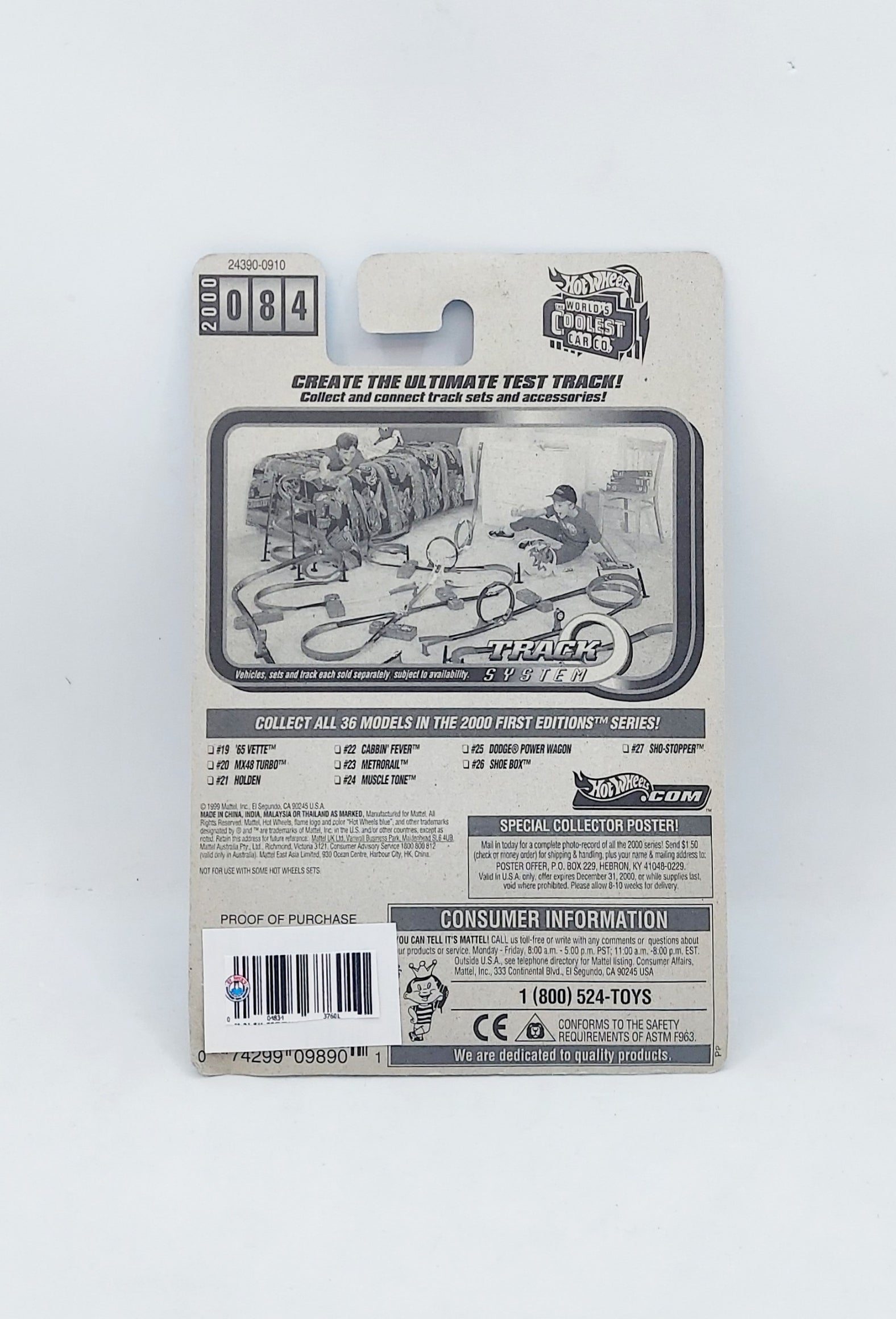 1999 Hot Wheels 2000 First Editions Muscle Tone 084 image 2