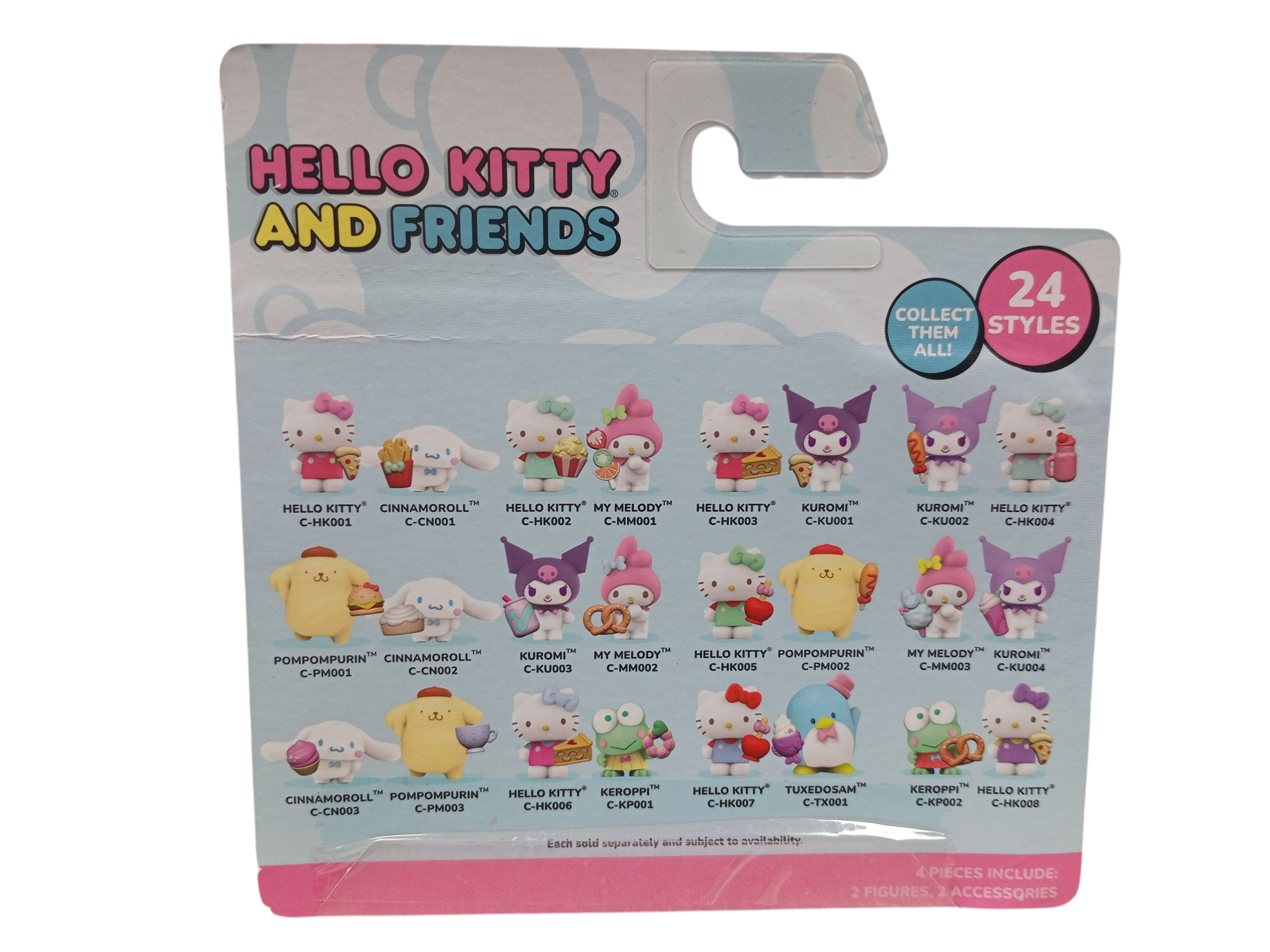 Hello Kitty & Friends Sweet and Salty Figure Series 1 Keroppi And Hello Kitty image 2
