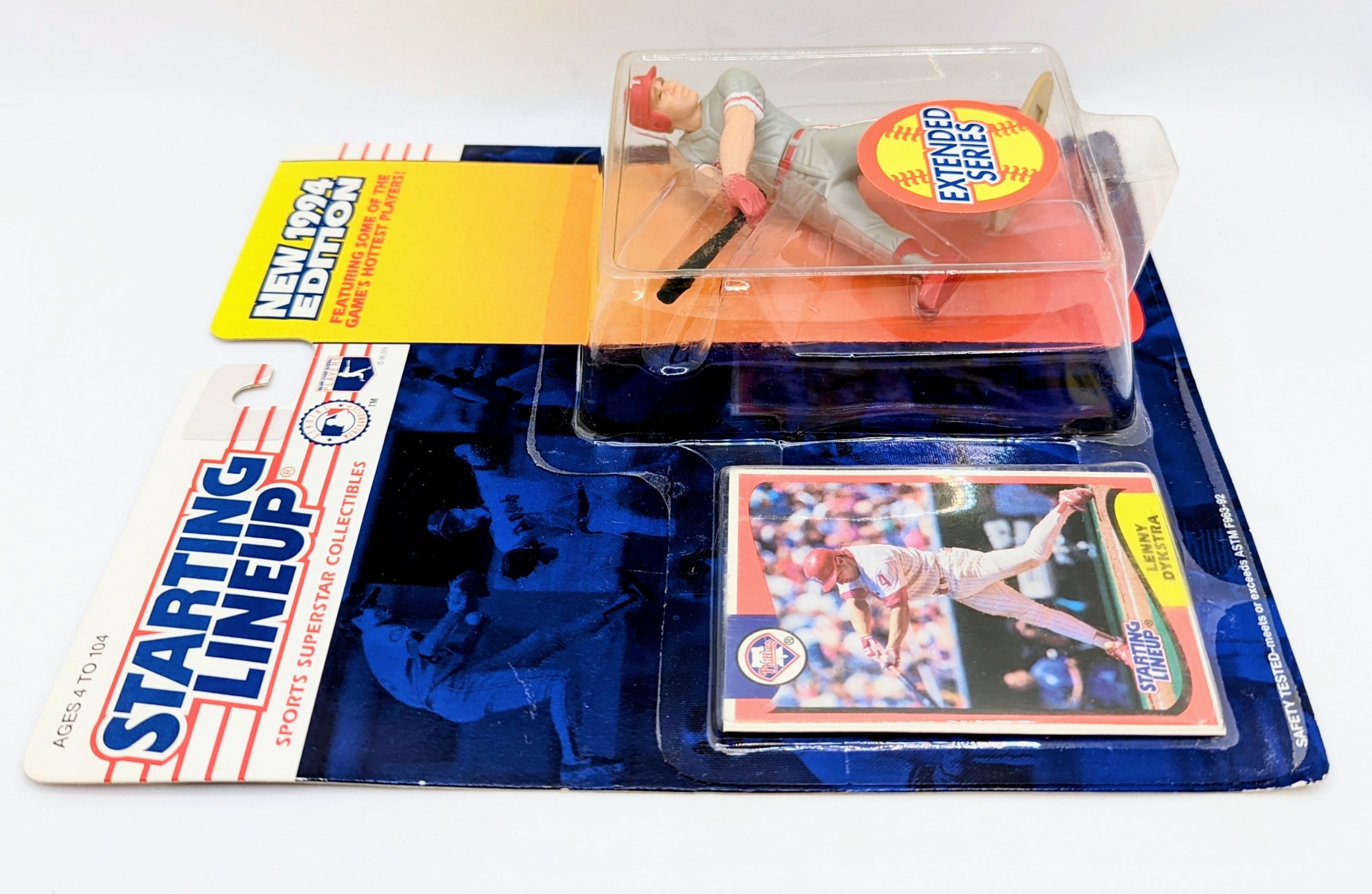 1994 Kenner Starting Lineup Lenny Dykstra Philadelphia Phillies Figure image 3