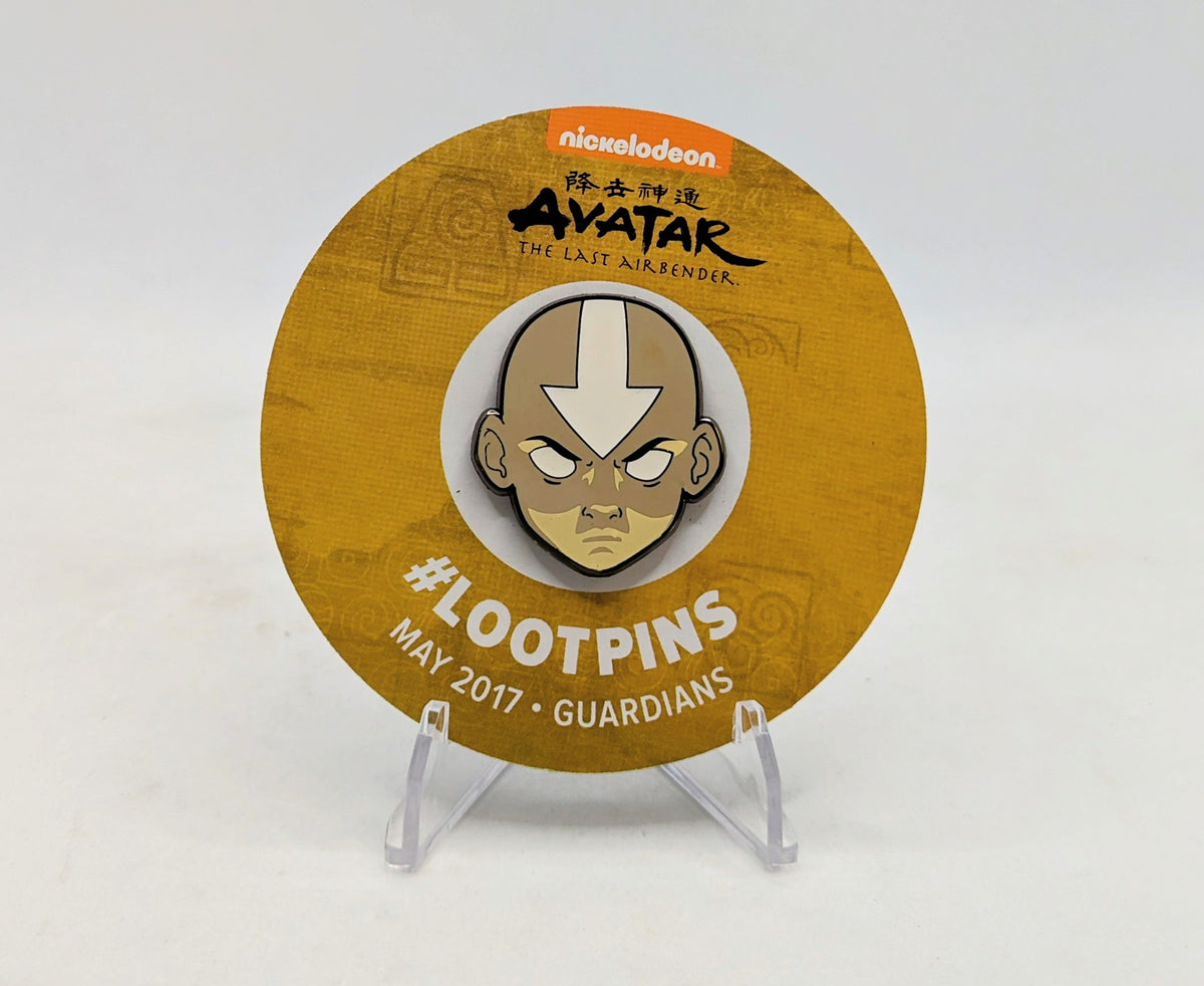 Loot Crate Nickelodeon Avatar The Last Airbender Aang Face Enamel Pin
