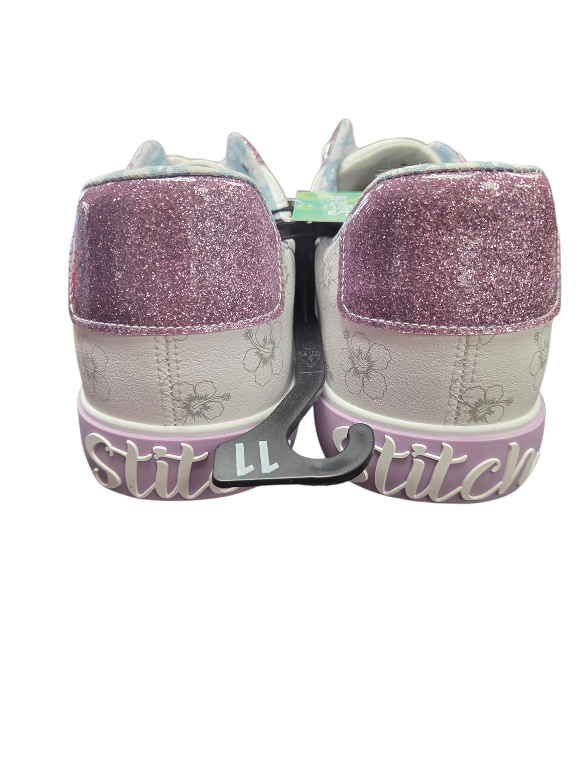 Disney Lilo & Stitch Hawaiian Flowers Ohana Sneakers Shoes Womens Size 11 image 4