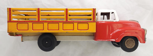 1950s Marx Linemar Tin Litho Friction Stake Truck image 2