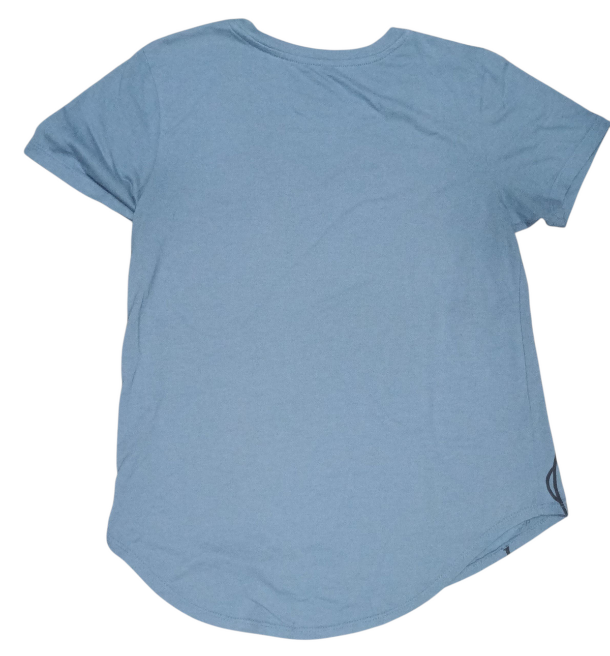 Disney Stitch Bold Graphic Glitter Gray Blue Cotton Blend T-shirt Size L(11-13) image 2
