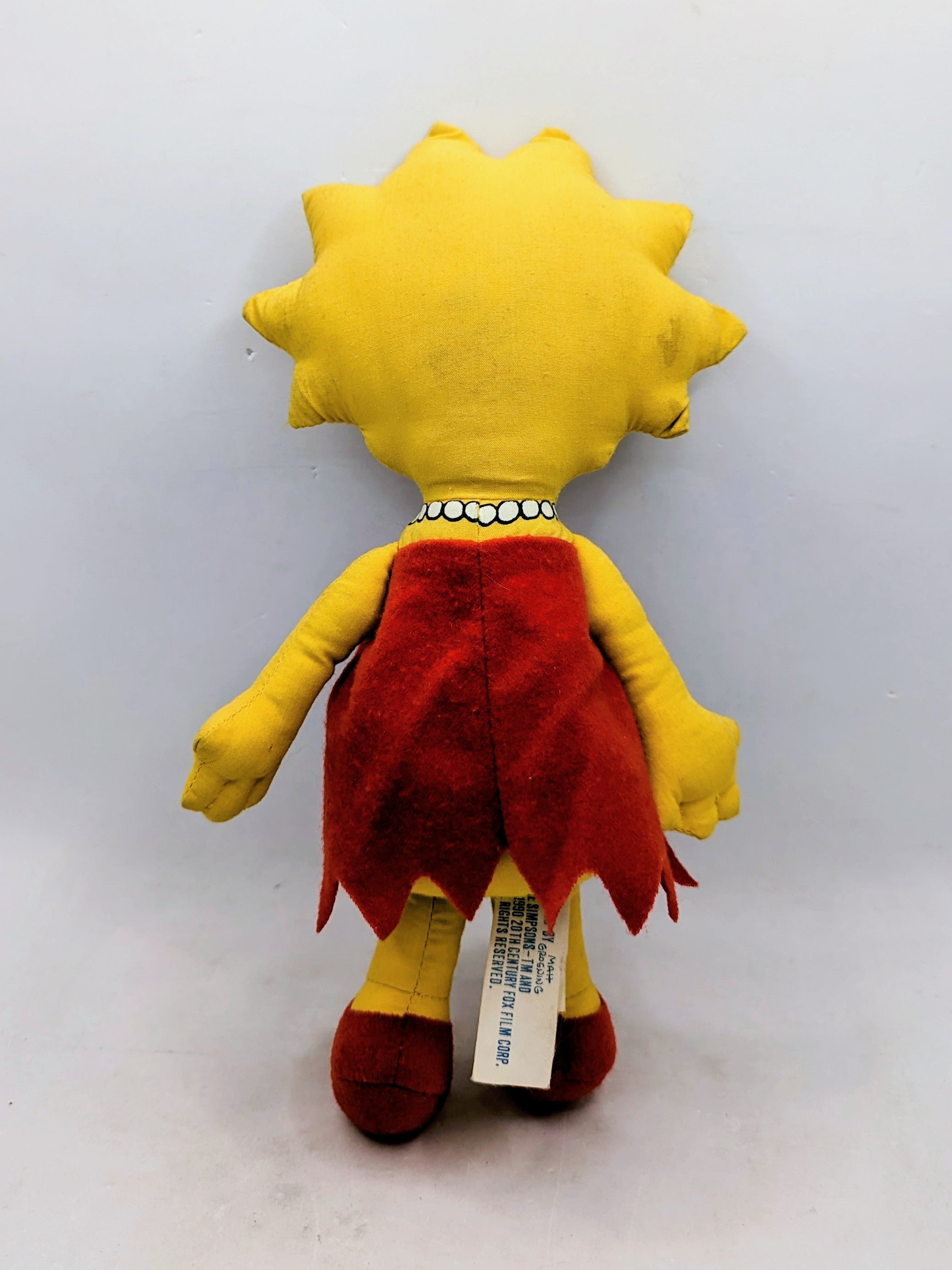 1990 Dan Dee The Simpsons Lisa Simpson 10" Plush Doll image 2