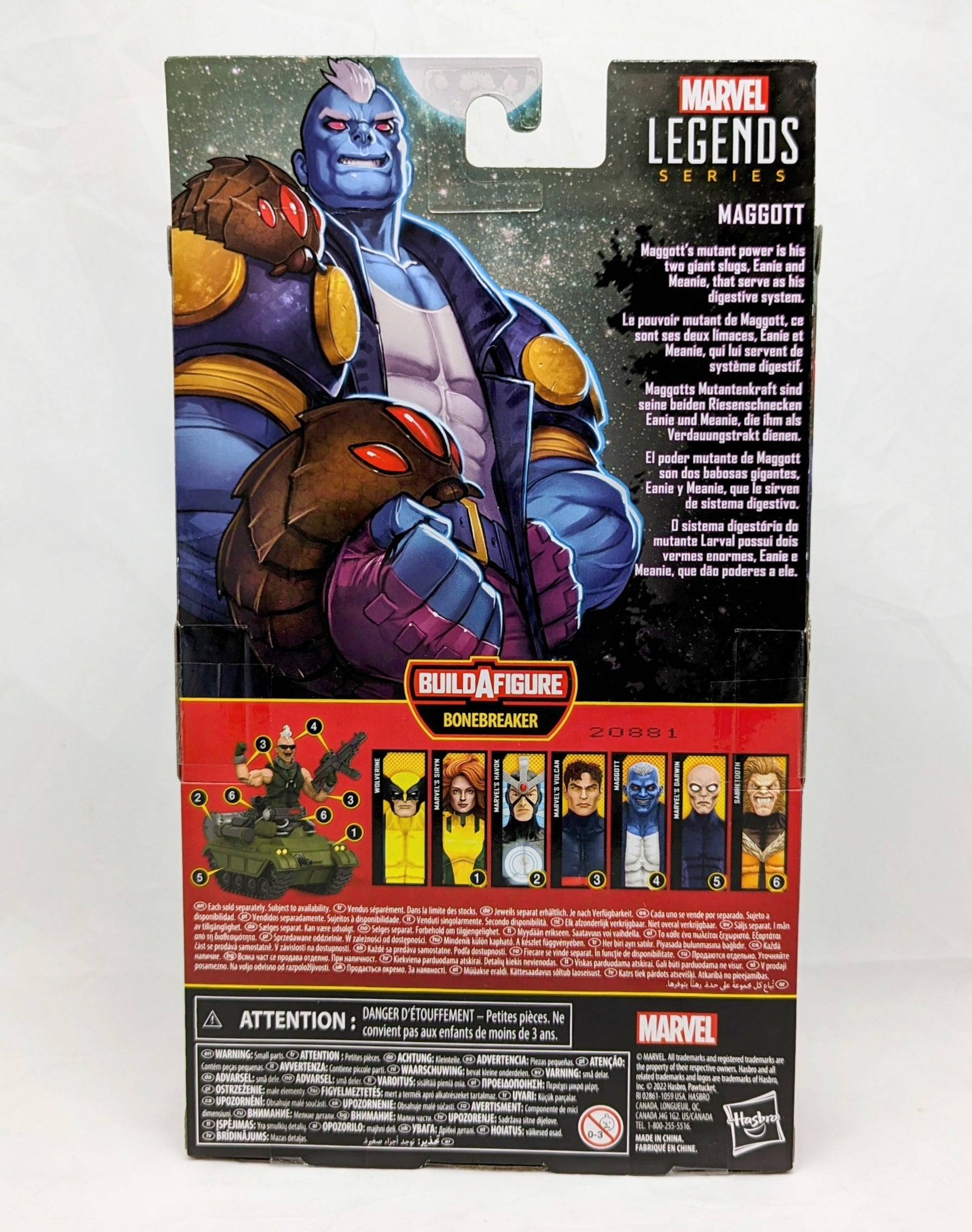 2022 Marvel Legends X-Men Maggott BAF Bonebreaker Action Figure image 2