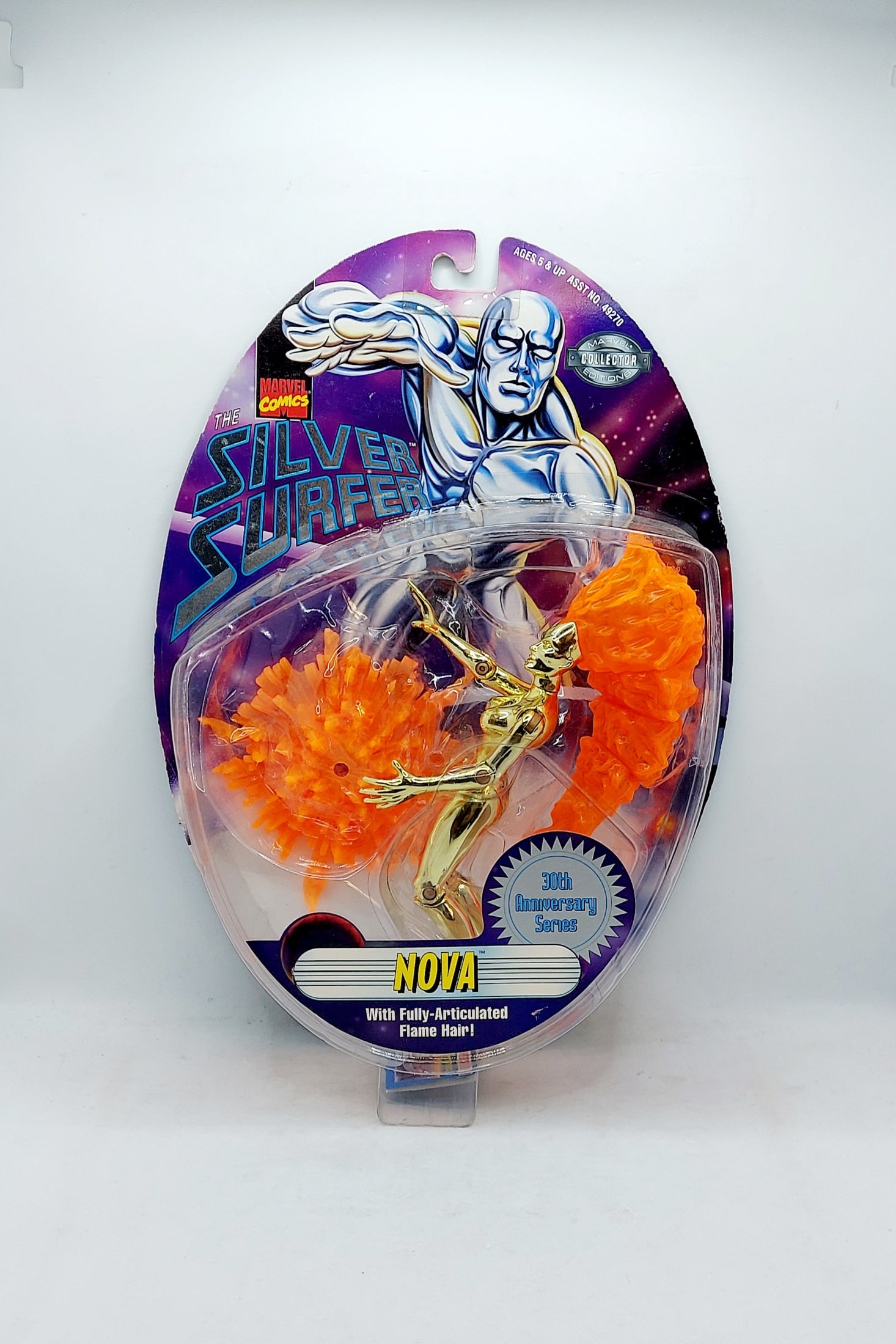 1997 Toy Biz Marvel The Silver Surfer Nova 30th Anniv. Action Figure
