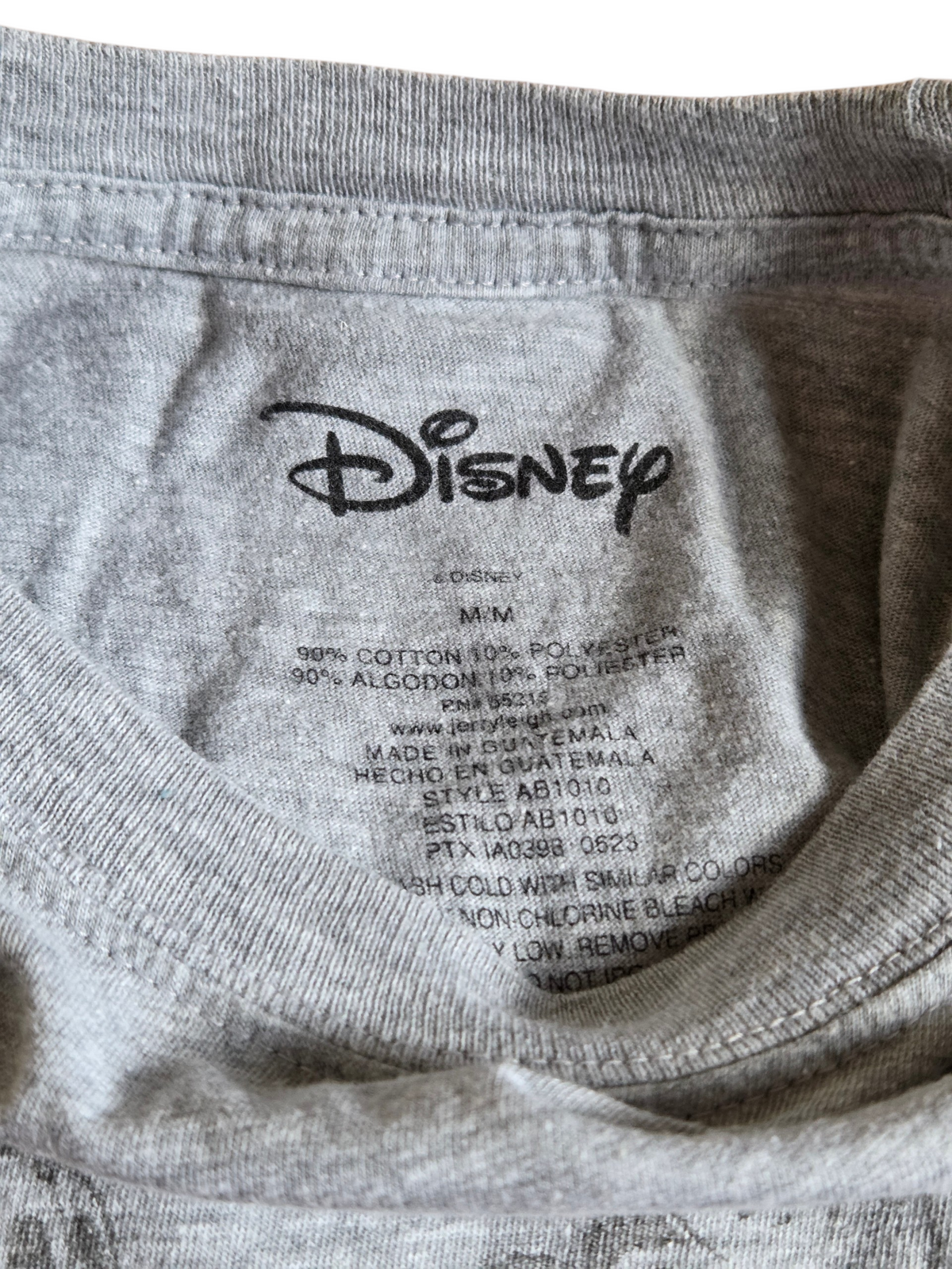 Disney Florida Mickey Mouse Sketch Drawing & Embroidery Gray T-Shirt Size Medium image 3