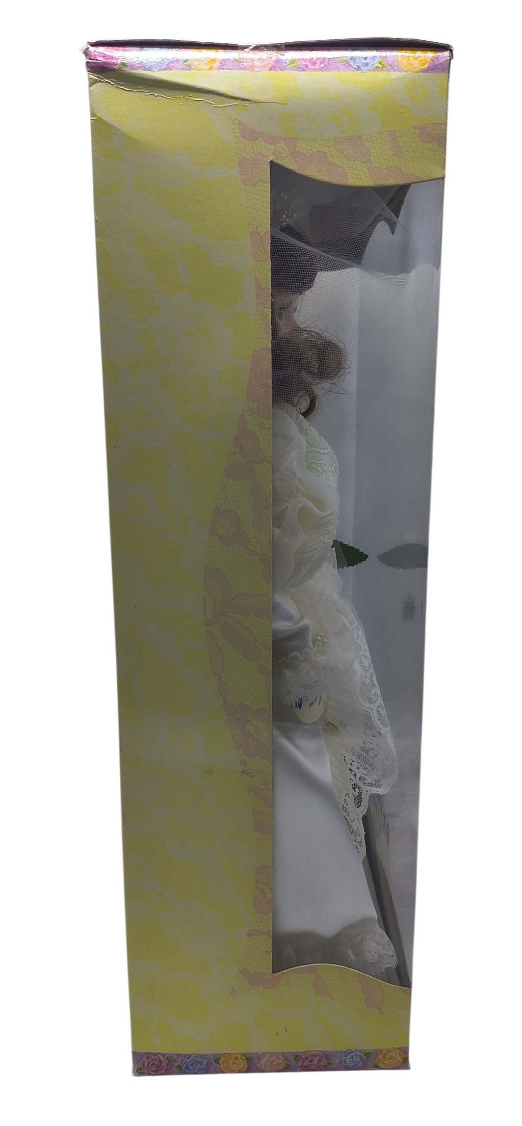 1997 Brass Key Melissa Jane Victorian Rose Bridal Series Porcelain 16" Doll image 4